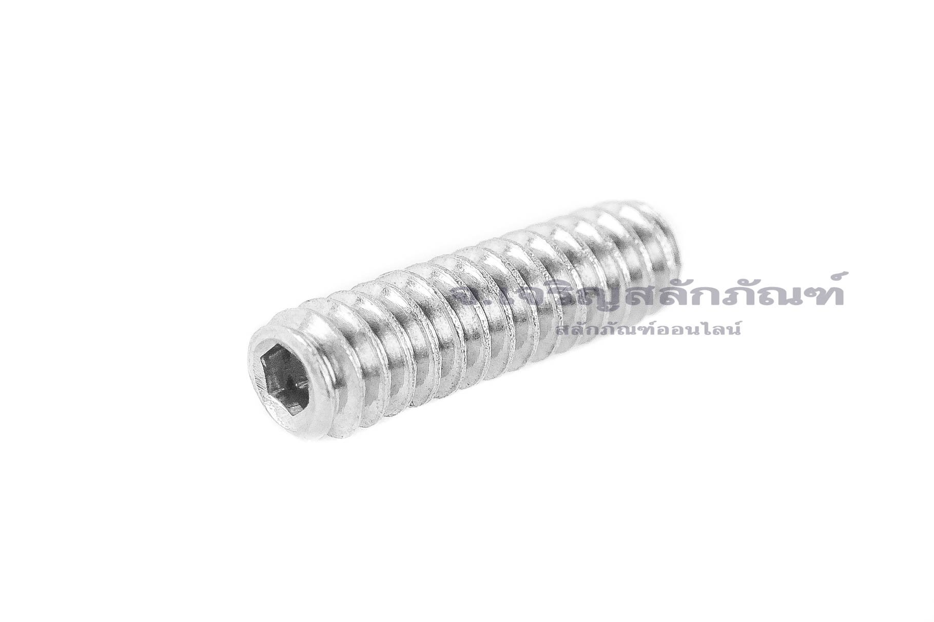 น็อตตัวหนอนสแตนเลส #4-40 x 3/8" (เบอร์ 4 เกลียว 40 ยาว 3/8") วัดความโตเป็นมิลได้ 2.84x9.5 mm