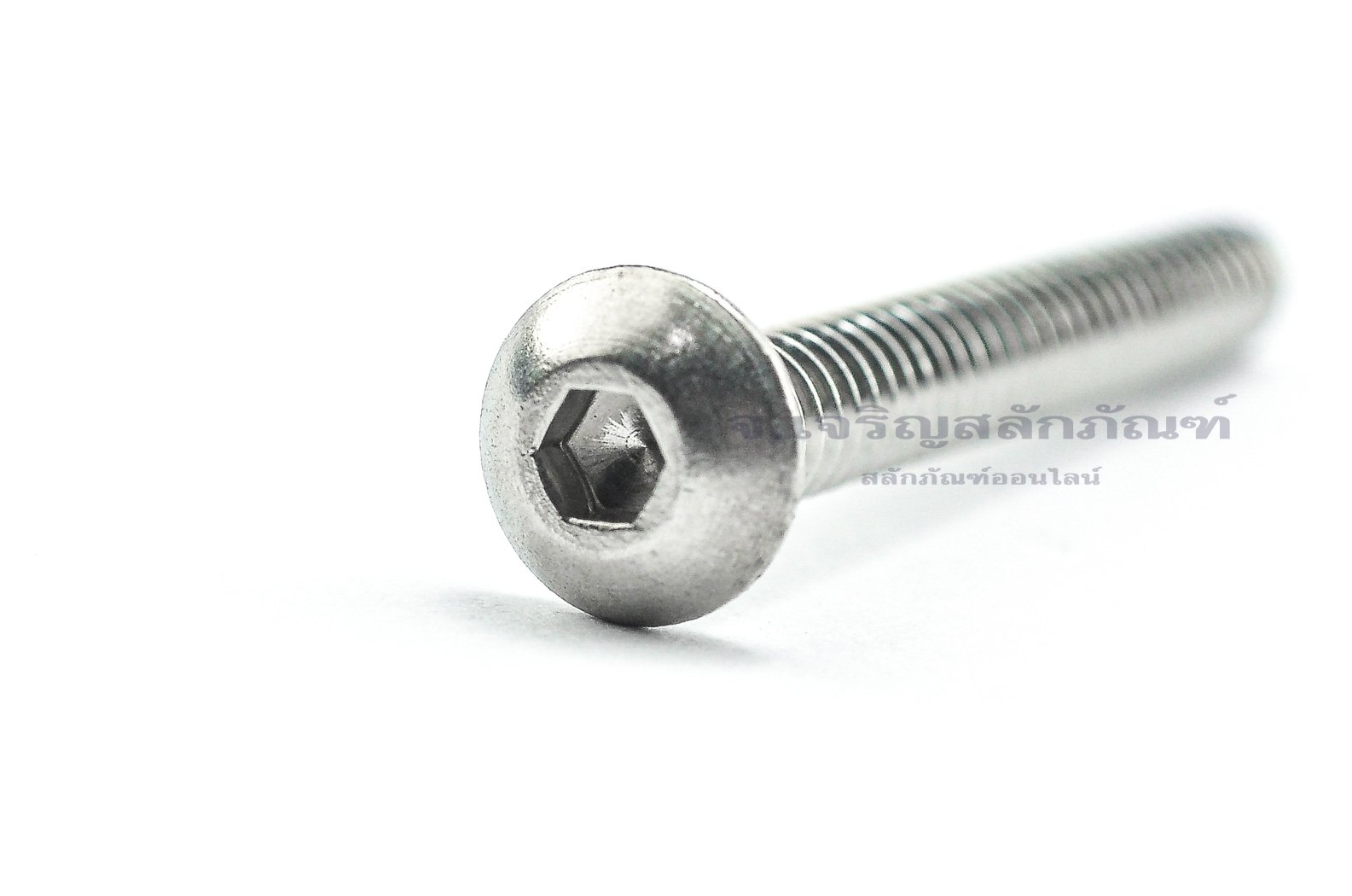 น็อตหัวจมกลมสแตนเลส 3/16"x1.1/2"