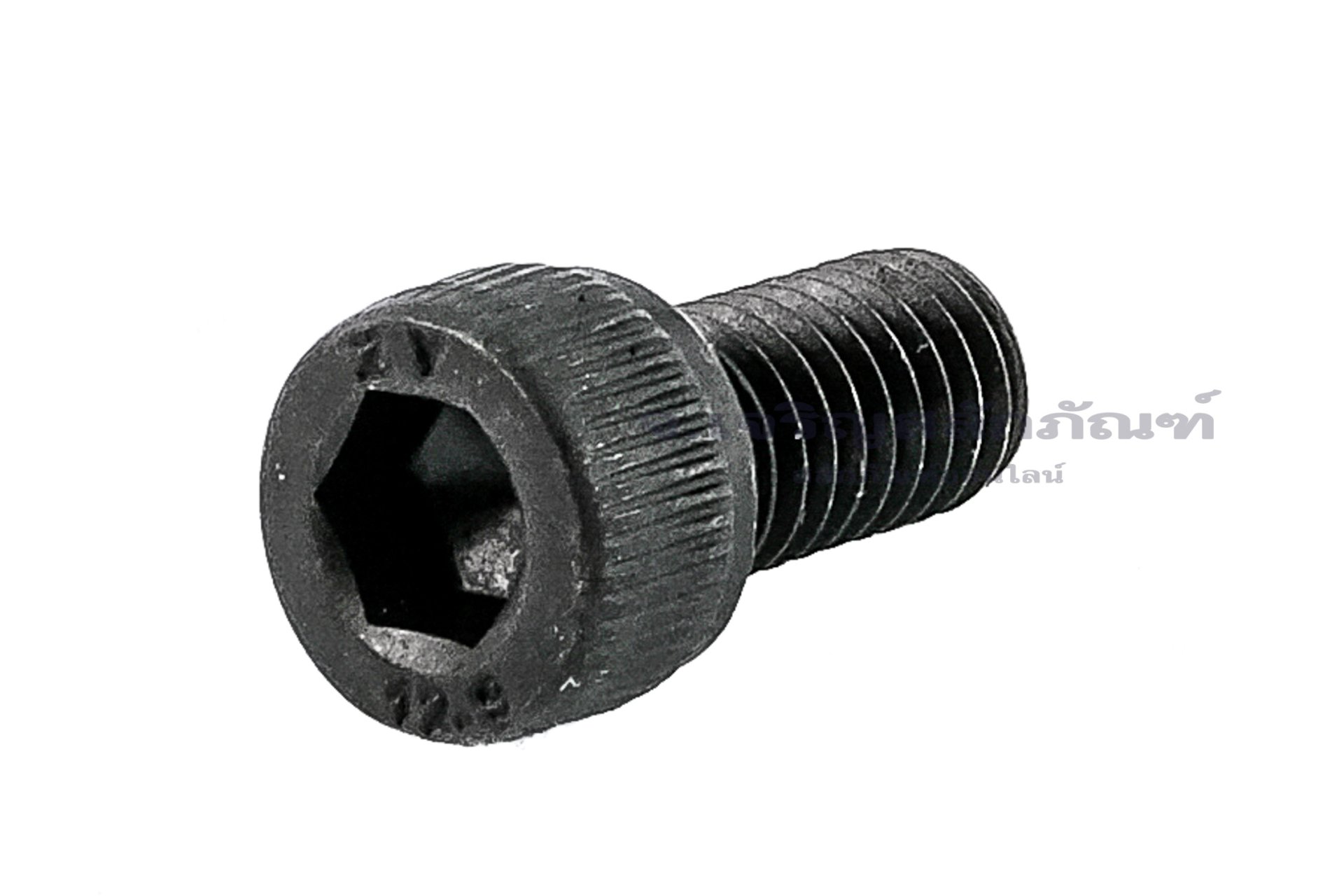 น็อตหัวจมดำแข็ง #10-32 x 3/8" (เบอร์ 10 เกลียว 32 ยาว 3/8”) วัดความโตเป็นมิลได้ 4.8x9.5 mm เกลียวตลอด