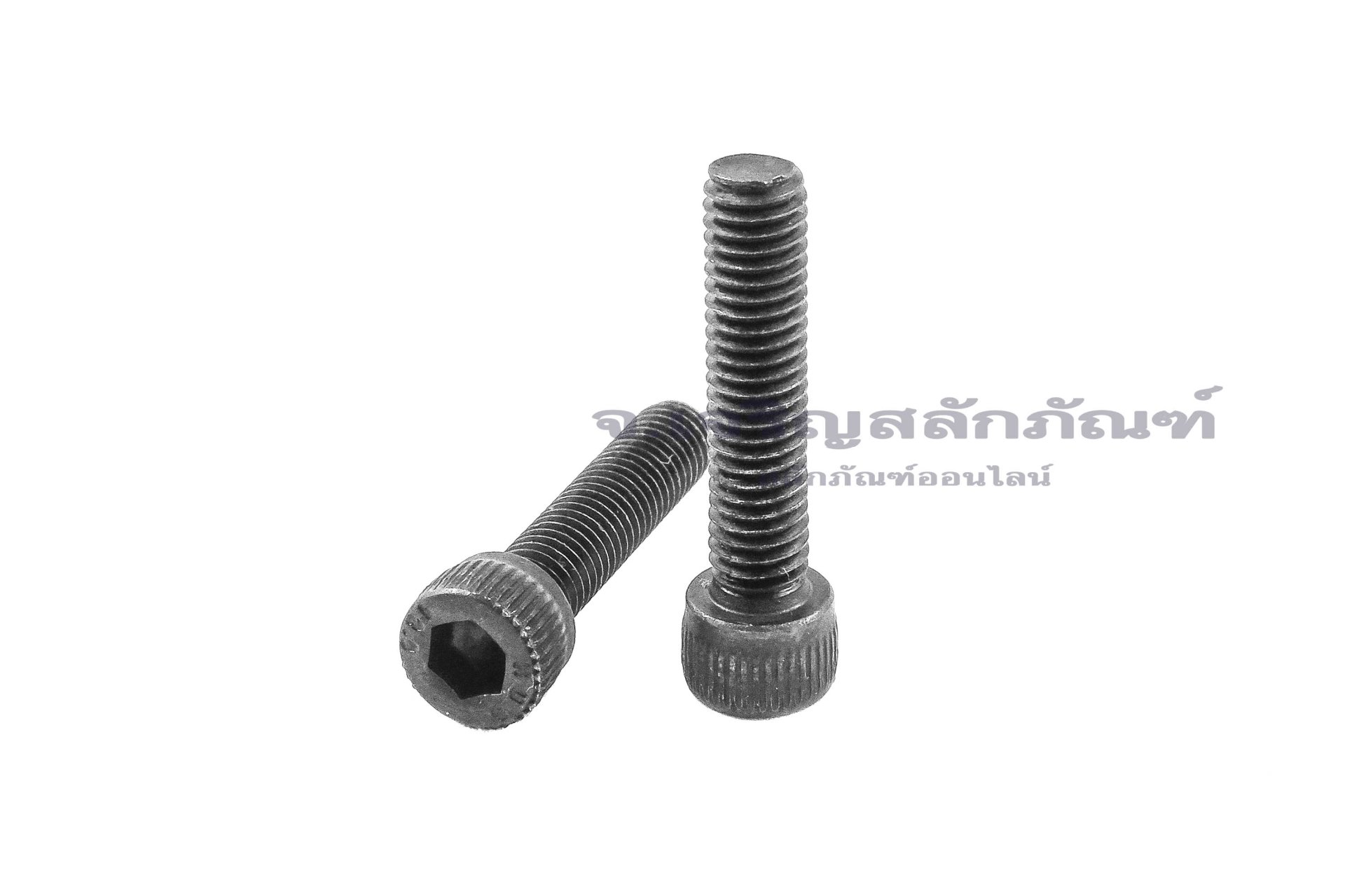น็อตหัวจมดำแข็ง #10-32 x 7/8" (เบอร์ 10 เกลียว 32 ยาว 7/8") วัดความโตเป็นมิลได้ 4.8x22.1 mm เกลียวตลอด