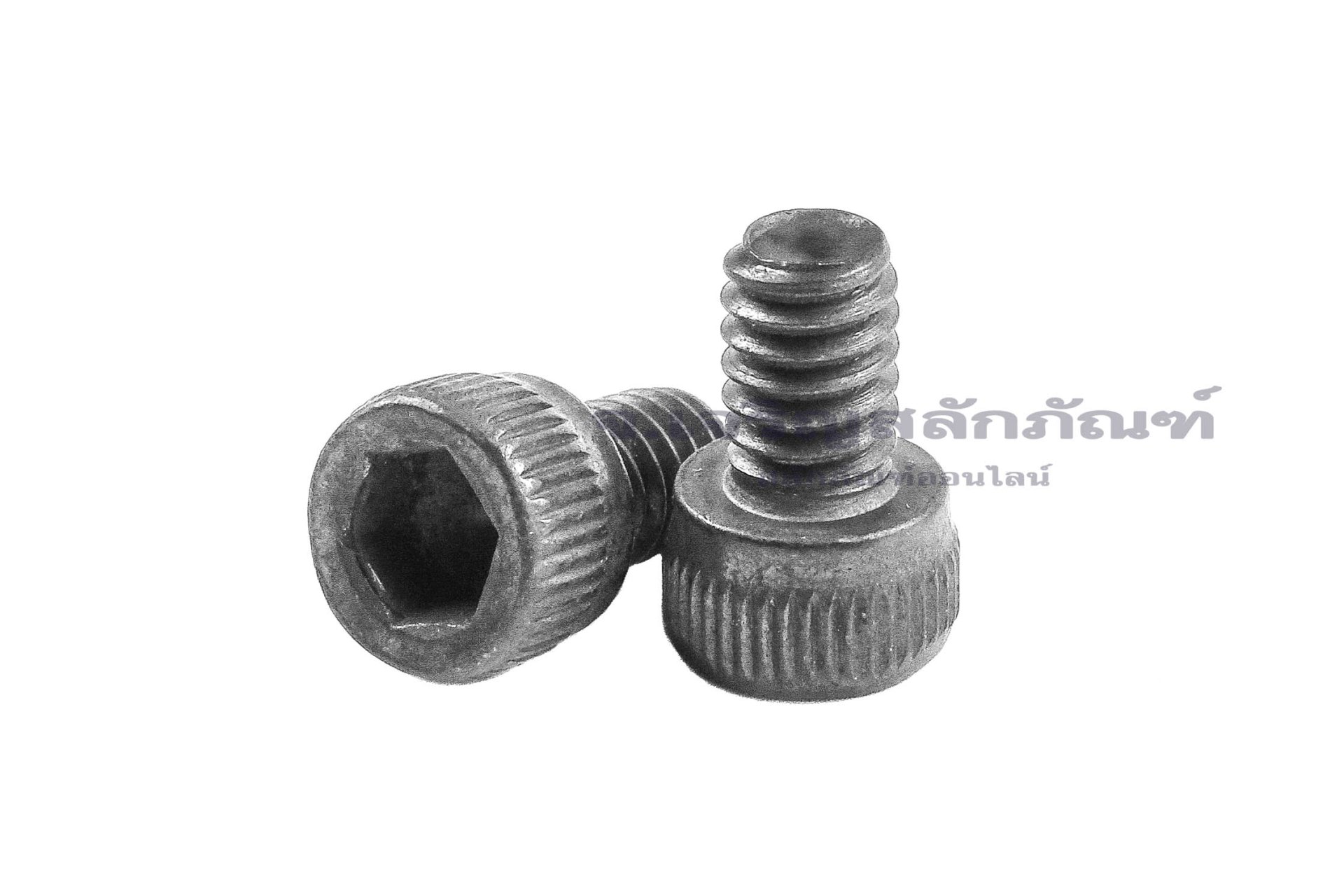 น็อตหัวจมดำแข็ง #8-32 x 1/4" (เบอร์ 8 เกลียว 32 ยาว 1/4") วัดความโตเป็นมิลได้ 4.17x6.35 mm เกลียวตลอด