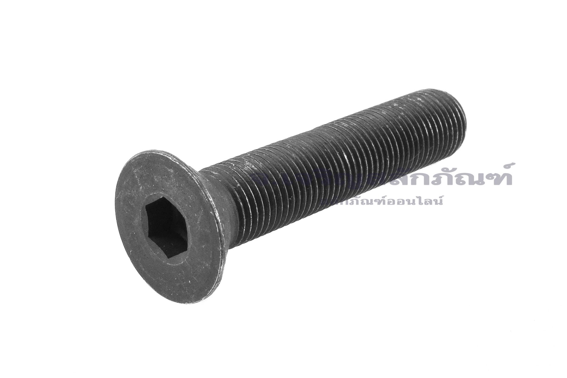 น็อตหัวจมเตเปอร์ดำ 1/2" (UNF) ยาว 2.1/2" เกลียวตลอด