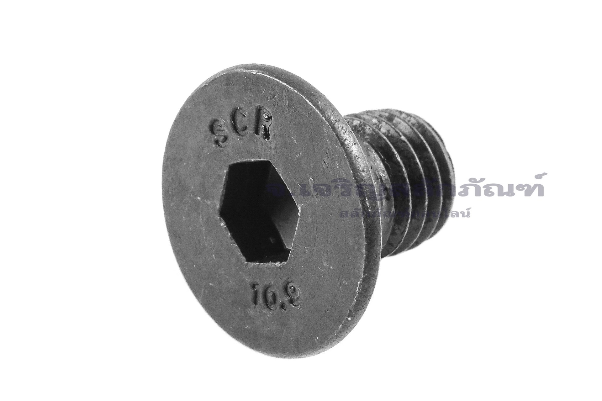 น็อตหัวจมเตเปอร์ดำ 1/2" เกลียว 13 (UNC) ยาว 3/4" เกรด 10.9 เกลียวตลอด