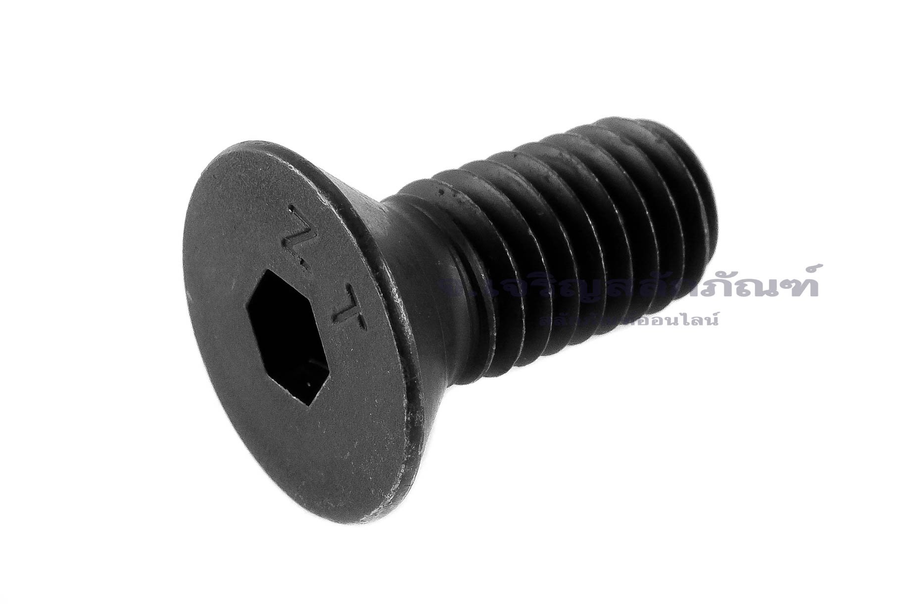 น็อตหัวจมเตเปอร์ดำ 7/16" (BSW/NC) ยาว 1" เกรด 10.9 เกลียวตลอด