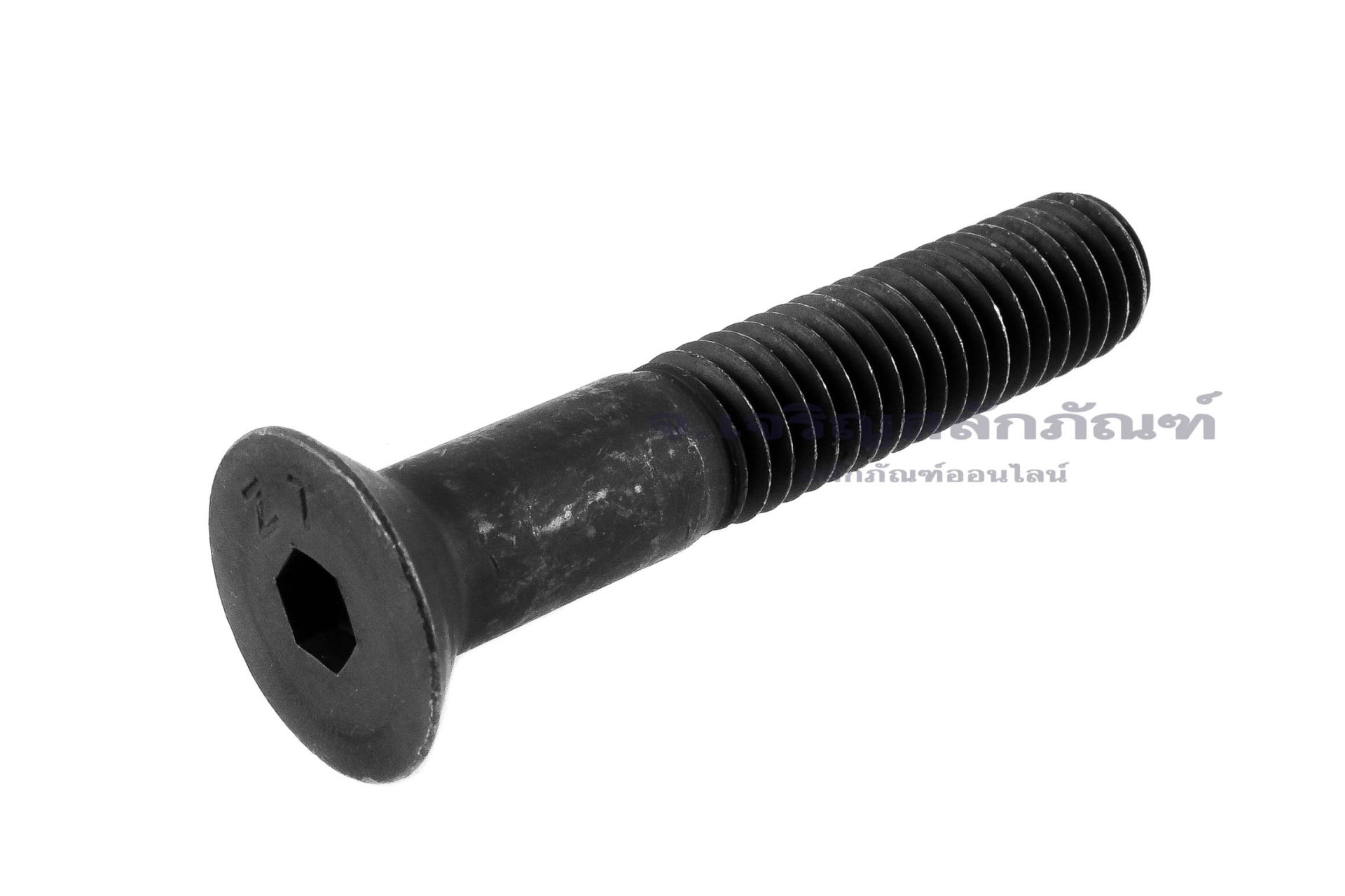 น็อตหัวจมเตเปอร์ดำ 7/16" (BSW/NC) ยาว 2.1/2" เกรด 10.9 เกลียวไม่ตลอด