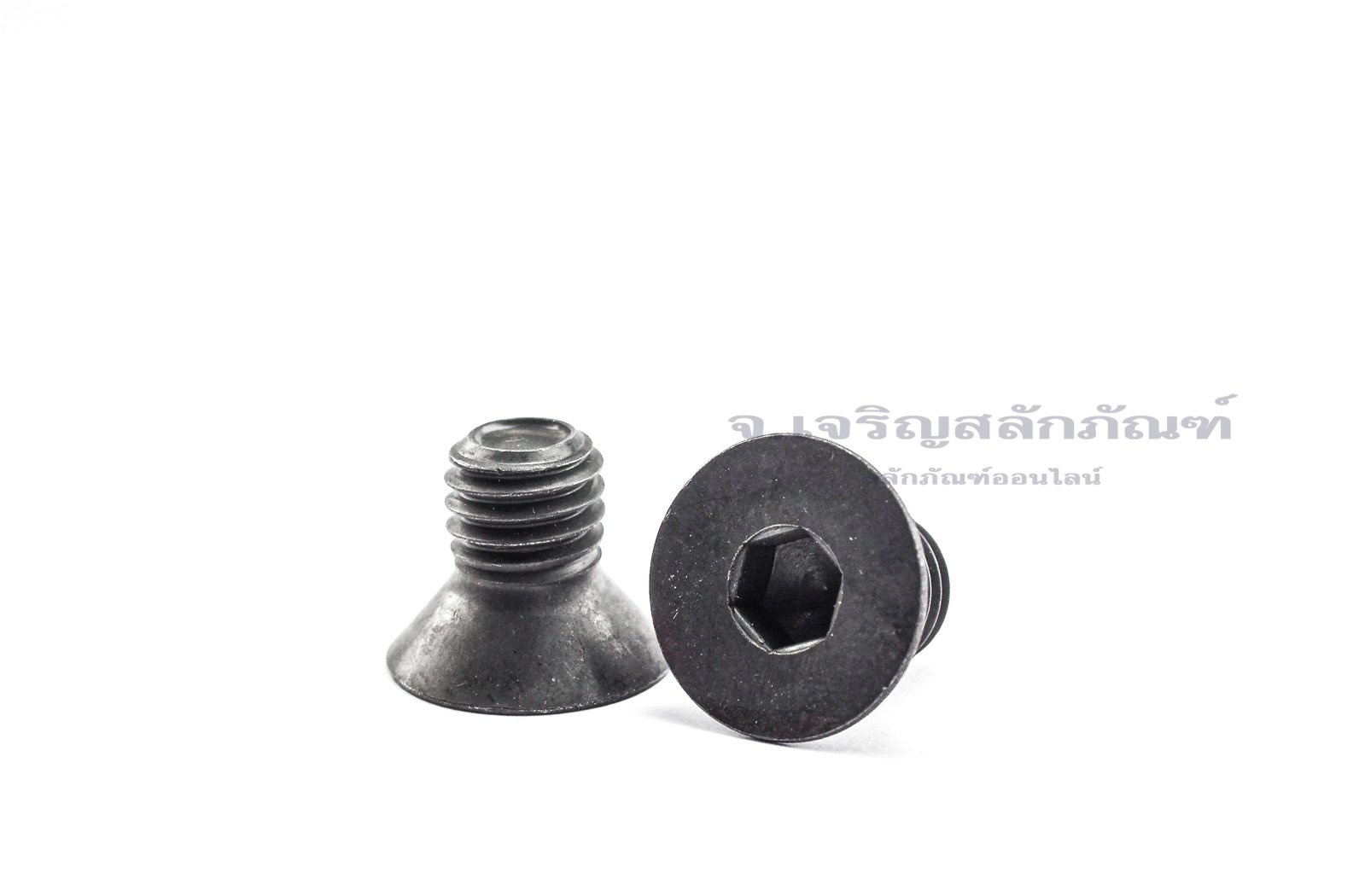 น็อตหัวจมเตเปอร์ดำ 1/2" (UNC) ยาว 3/4"