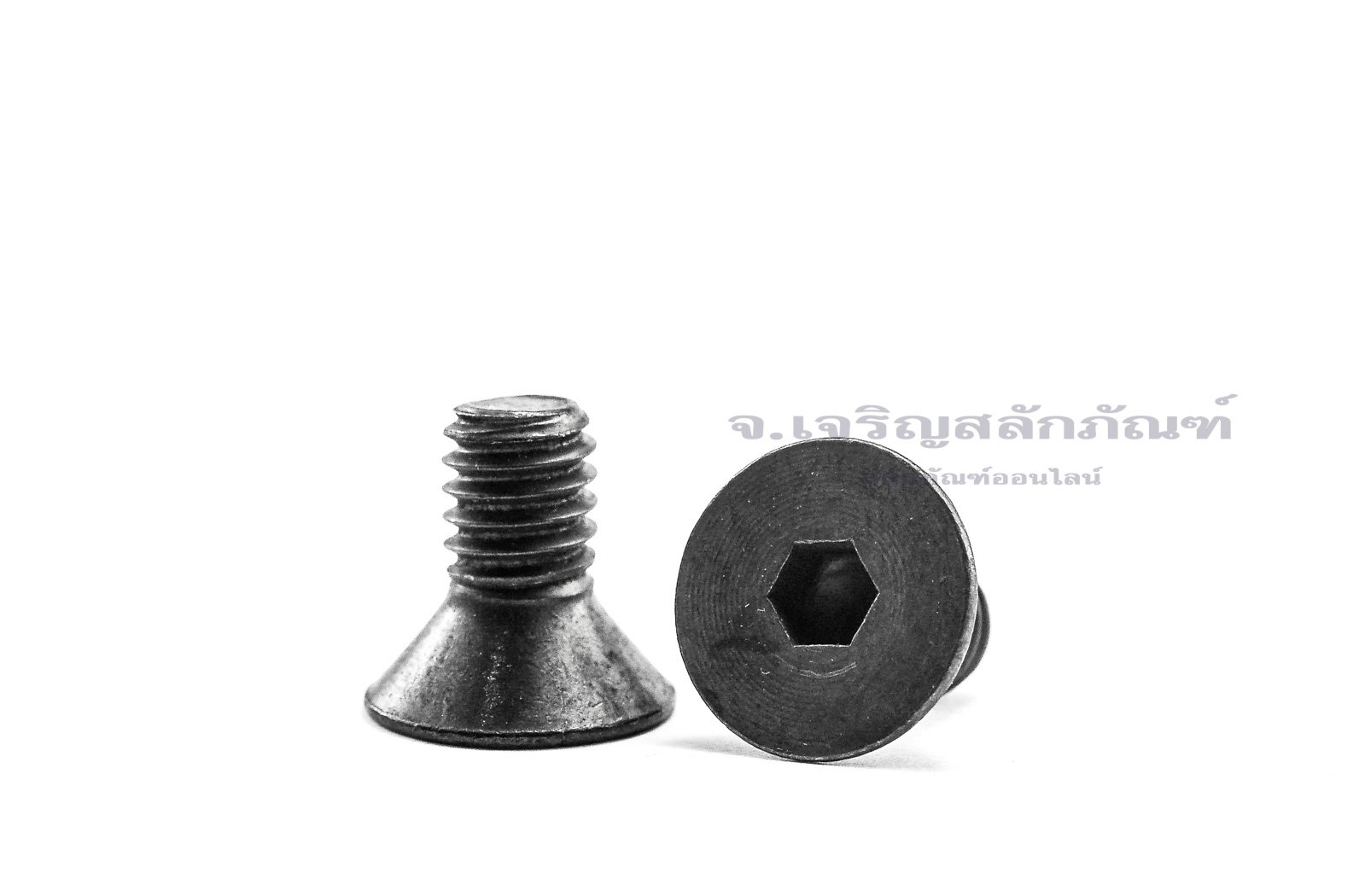น็อตหัวจมเตเปอร์ดำ 5/16" (BSW/NC) ยาว 5/8"