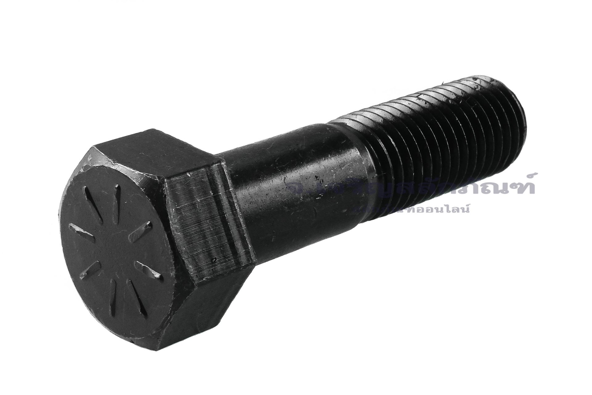 น็อตเหลี่ยมดำแข็ง 7/8" (BSW/NC) ยาว 3.1/2" เกรด 10.9 เกลียวไม่ตลอด