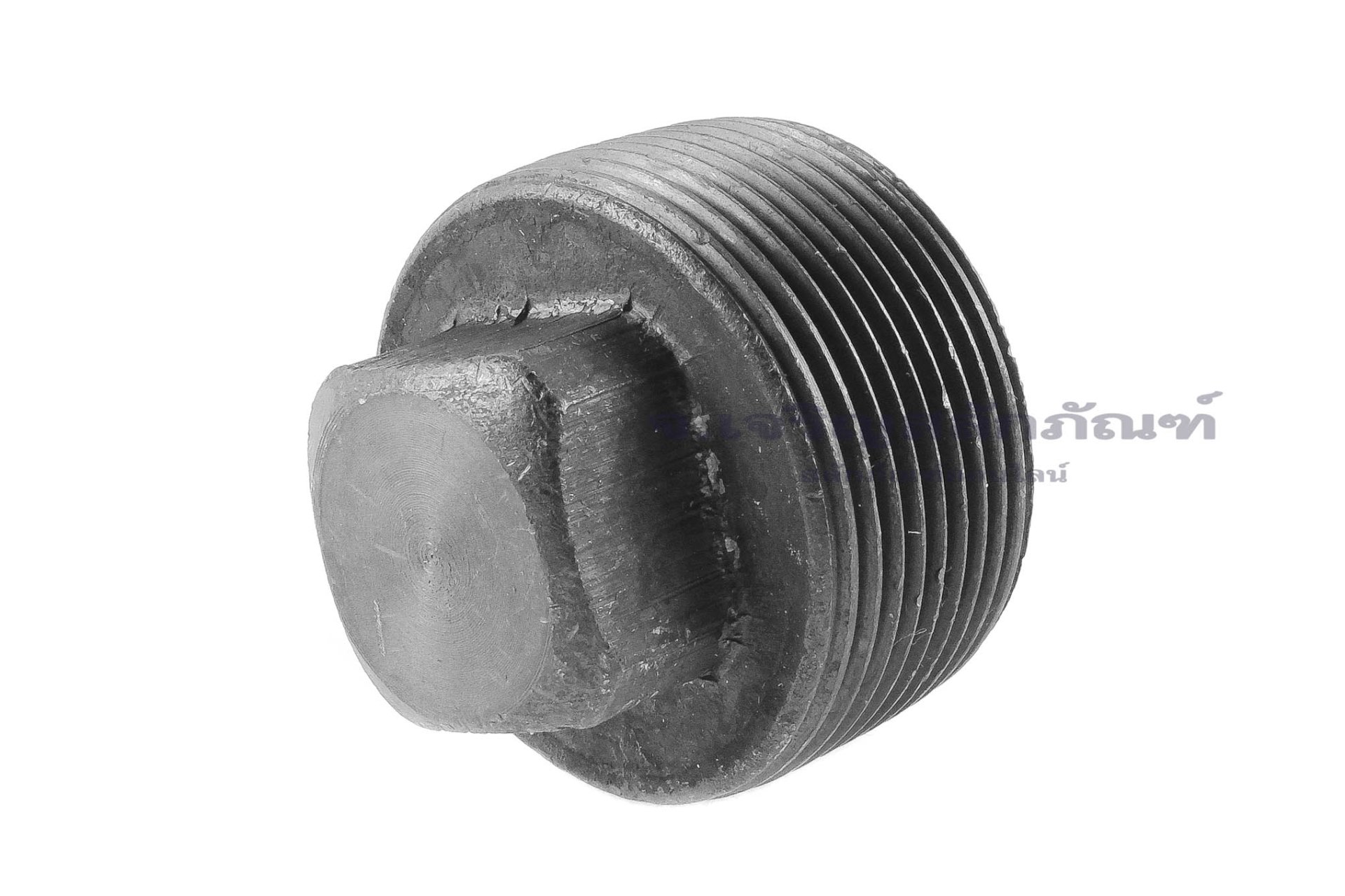 ปลั๊กอุดเกลียวนอกเหล็กดำ หัวสี่เหลี่ยม ขนาด 1.1/2" เกลียว 11 (BSPT)