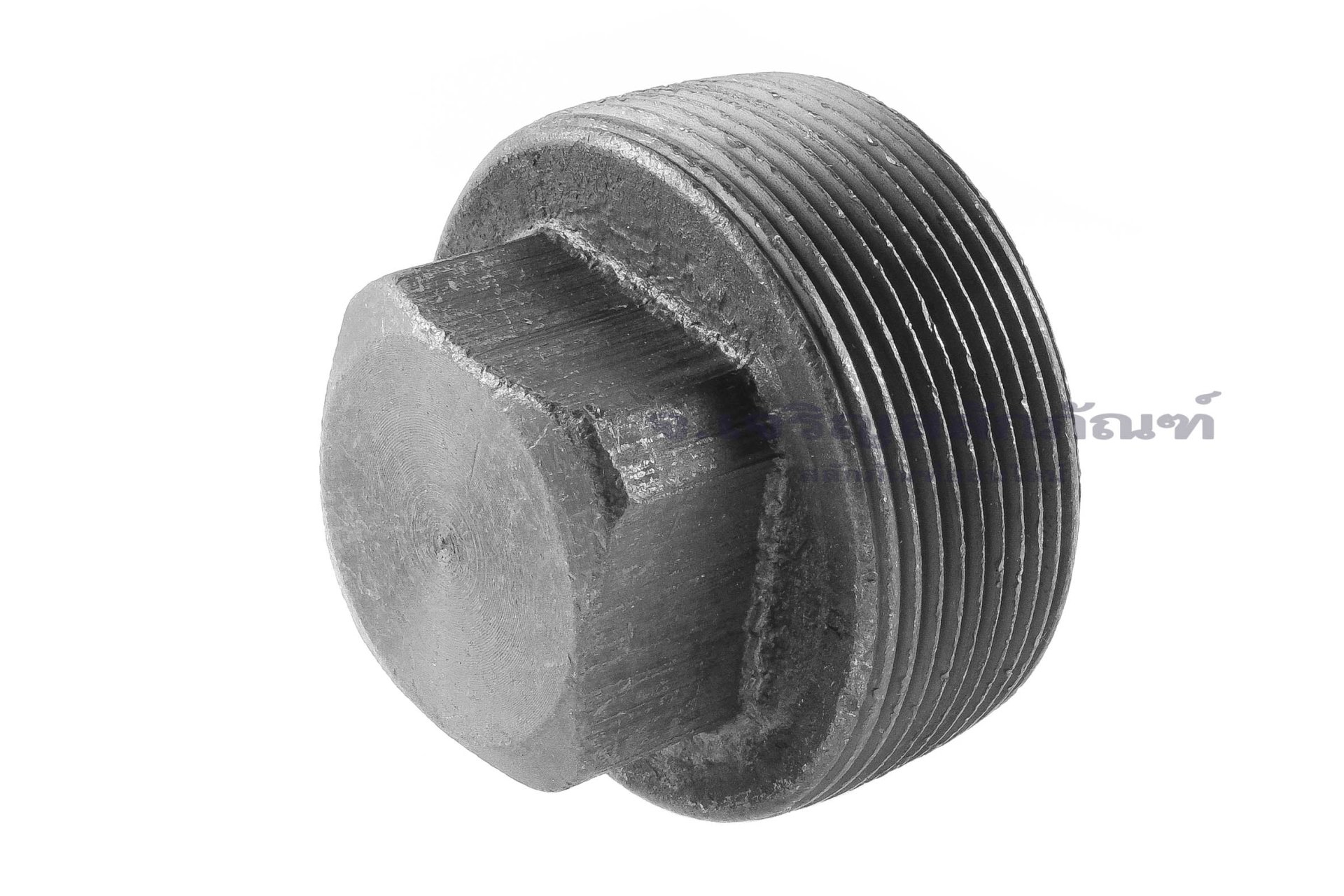ปลั๊กอุดเกลียวนอกเหล็กดำ หัวสี่เหลี่ยม ขนาด 2" เกลียว 11.5 (NPT)