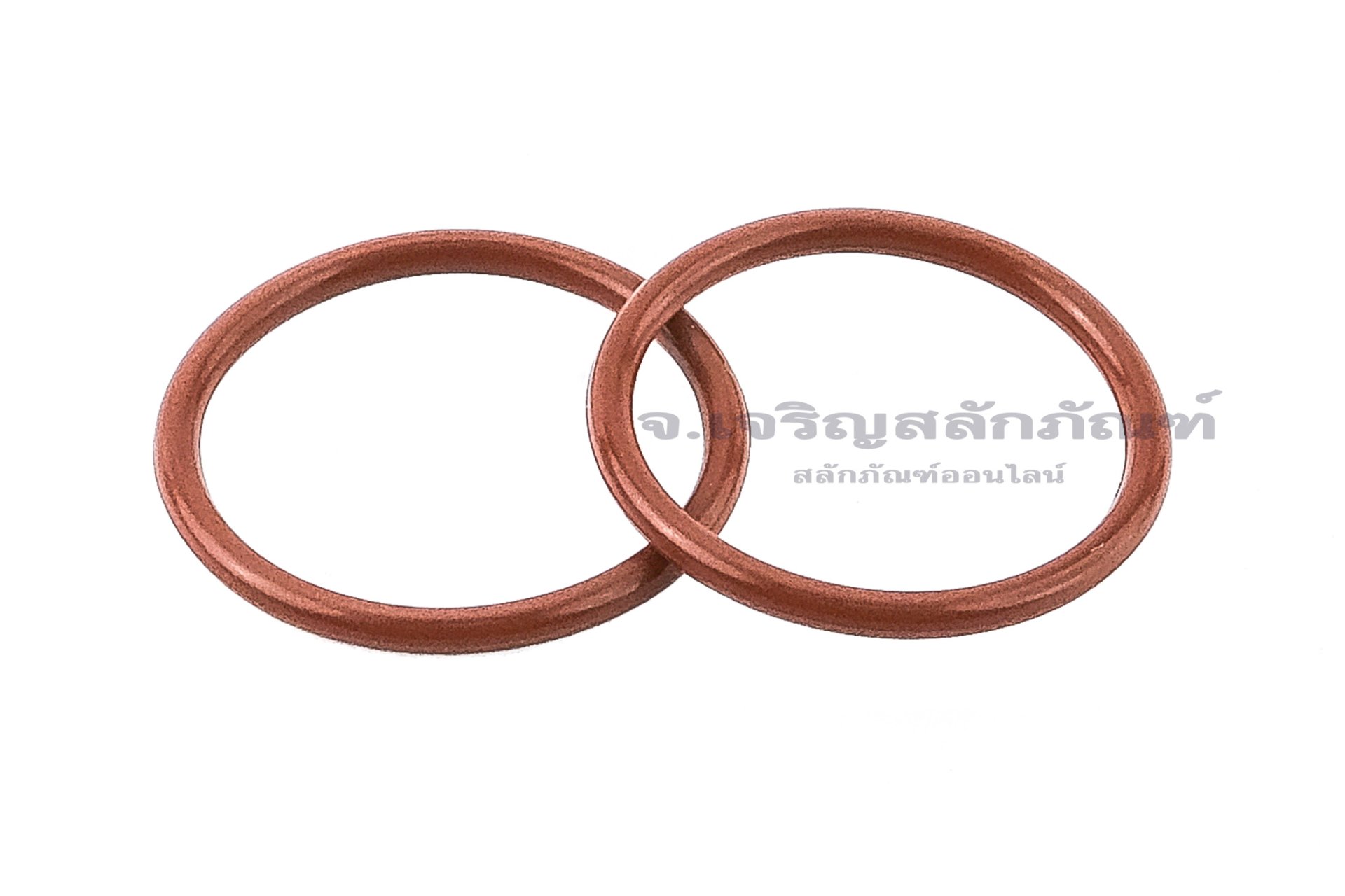 ลูกยางโอริง ไวตันทนความร้อน (Fluorine Rubber FKM O-ring) 2x20x24 mm (เส้นโต x วงใน x วงนอก)