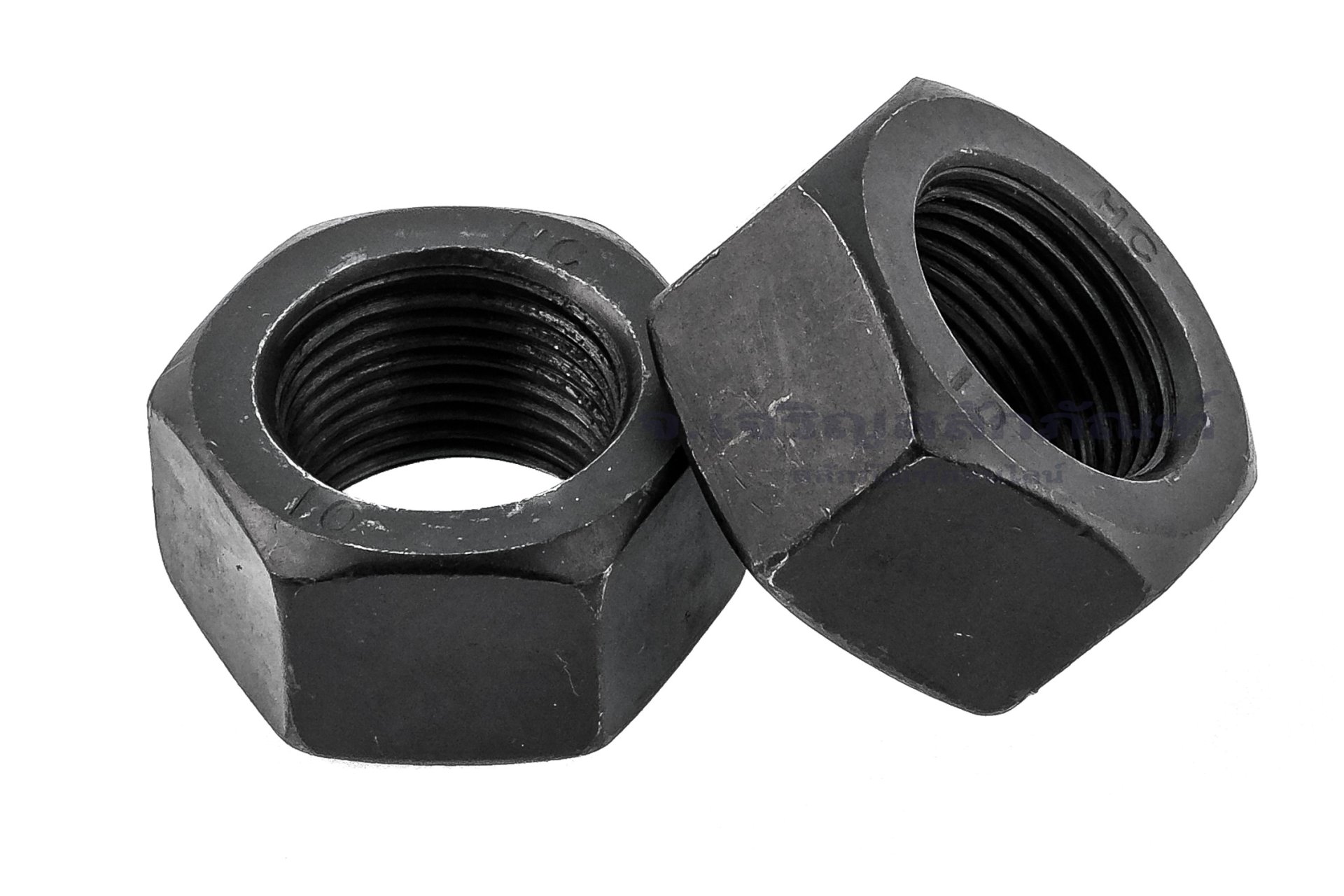 หัวน็อตดำ Hex Nut M27x2.0 (หัวน็อตเบอร์ 41) เกรด 10.9
