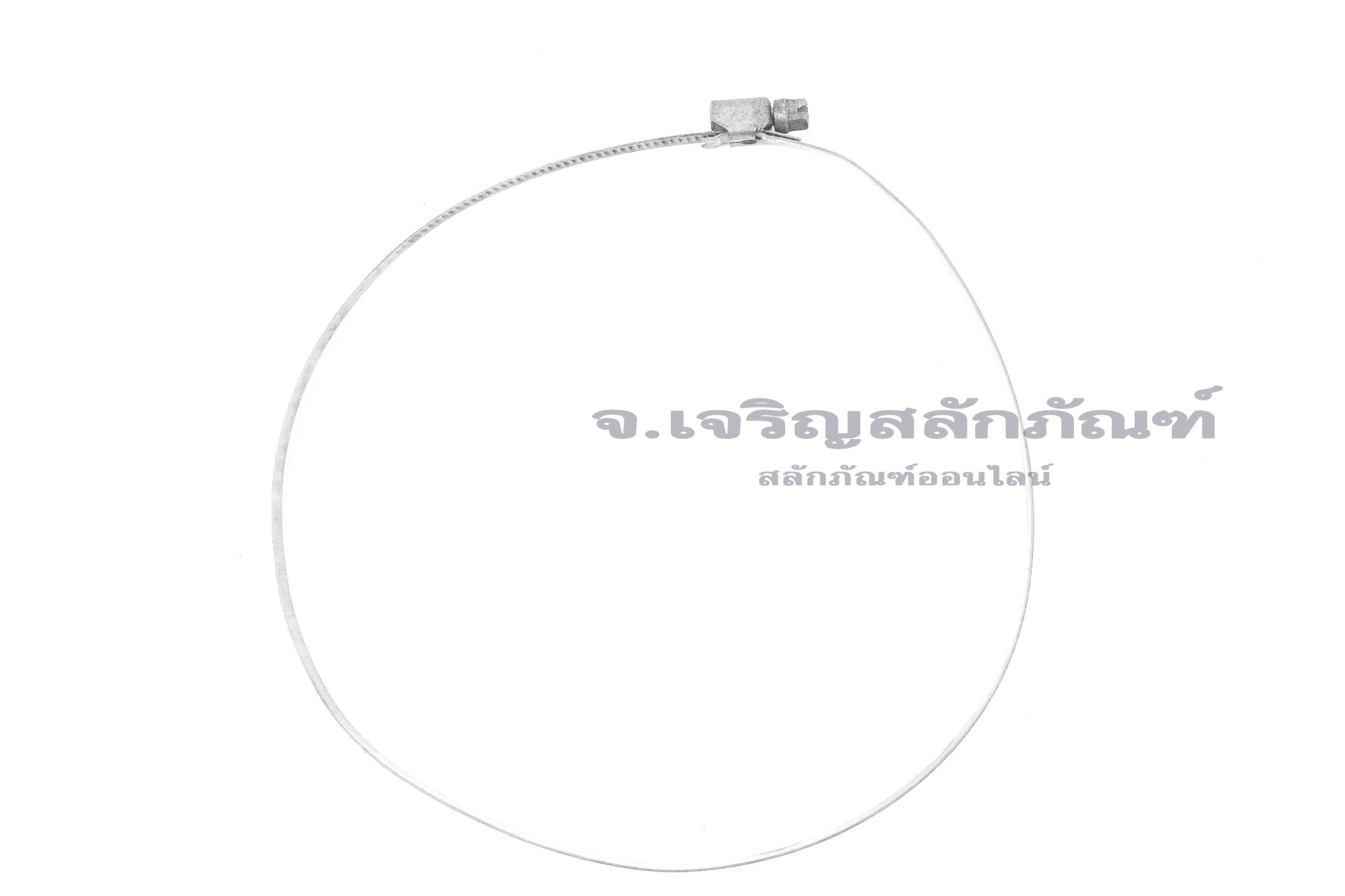 เข็มขัดรัดท่อสแตนเลสเกรด 316L Stainless Steel ทนต่อการกัดกร่อนสูง (หน้าตัด 9x0.6 mm) ขนาด 155-178 mm