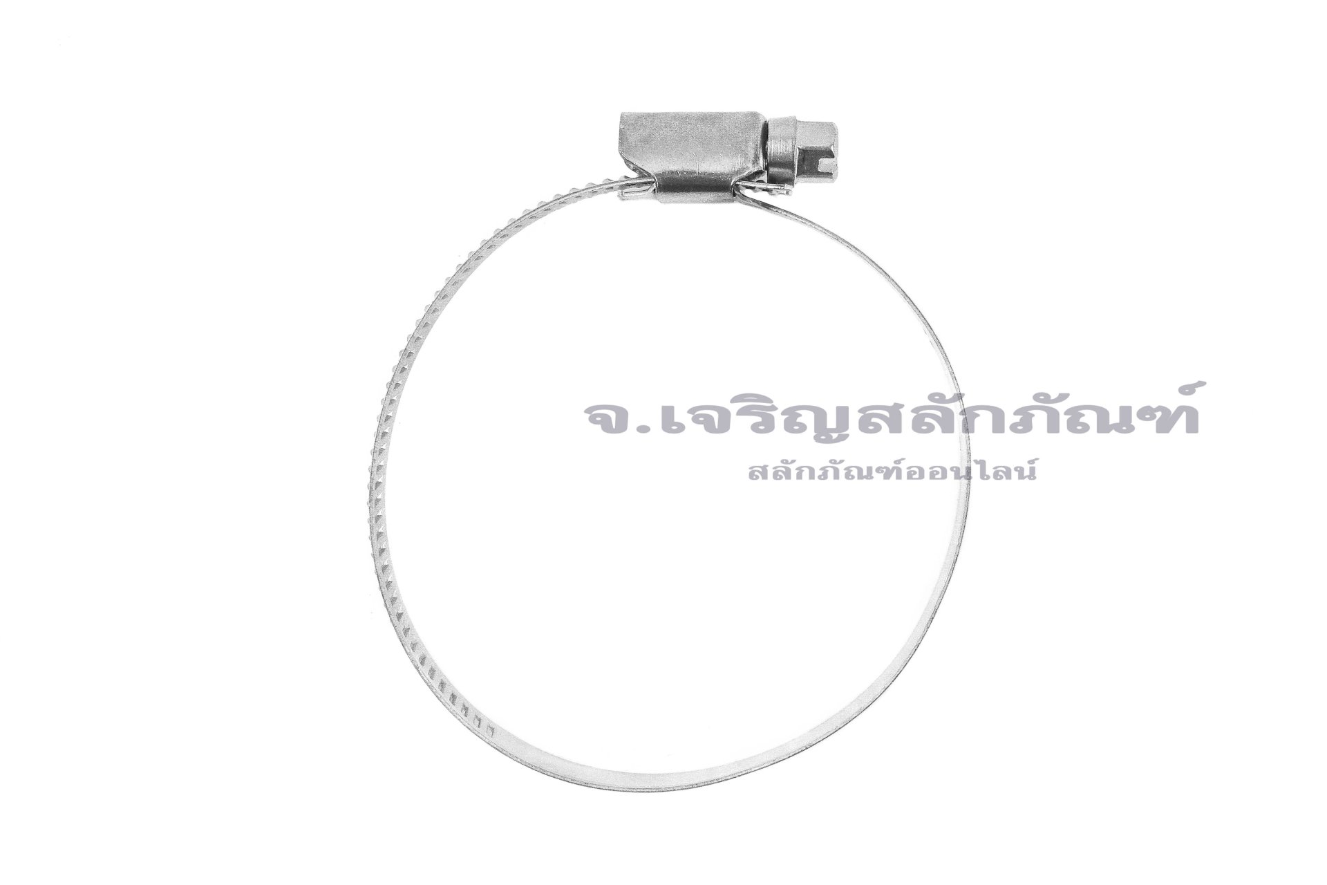 เข็มขัดรัดท่อสแตนเลสเกรด 316L Stainless Steel ทนต่อการกัดกร่อนสูง (หน้าตัด 9x0.6 mm) ขนาด 46-70 mm