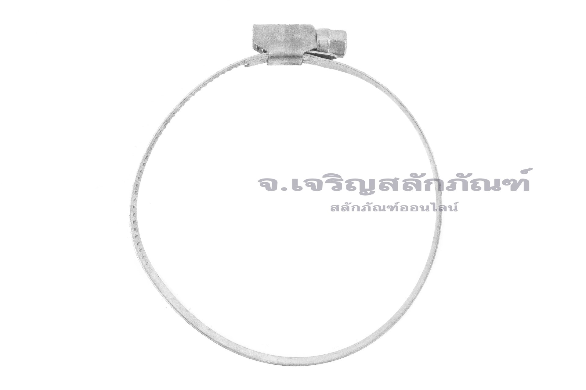 เข็มขัดรัดท่อสแตนเลสเกรด 316L Stainless Steel ทนต่อการกัดกร่อนสูง (หน้าตัด 9x0.6 mm) ขนาด 59-82 mm