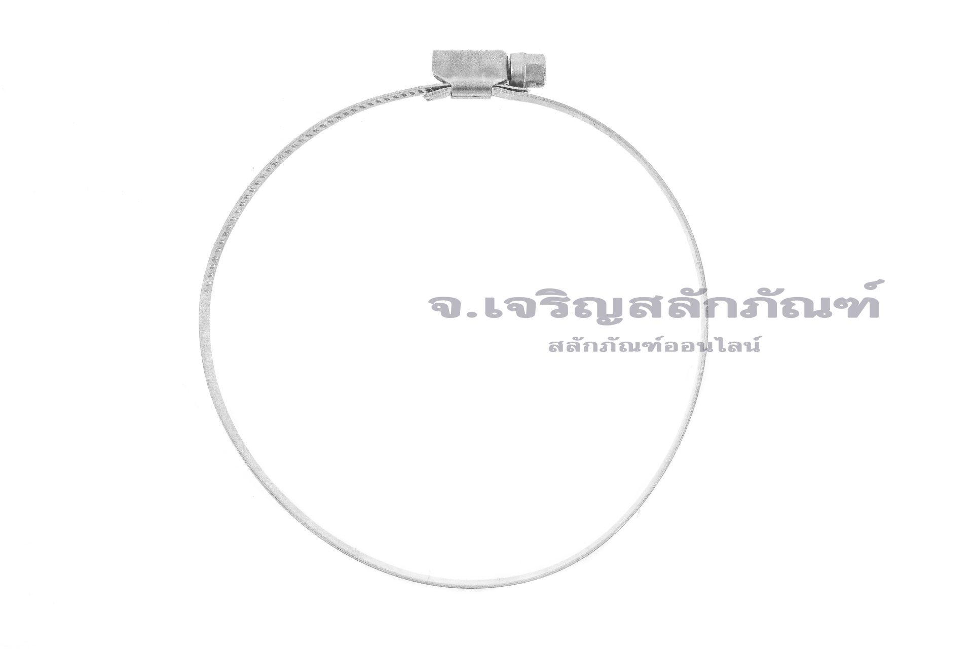 เข็มขัดรัดท่อสแตนเลสเกรด 316L Stainless Steel ทนต่อการกัดกร่อนสูง (หน้าตัด 9x0.6 mm) ขนาด 91-114 mm