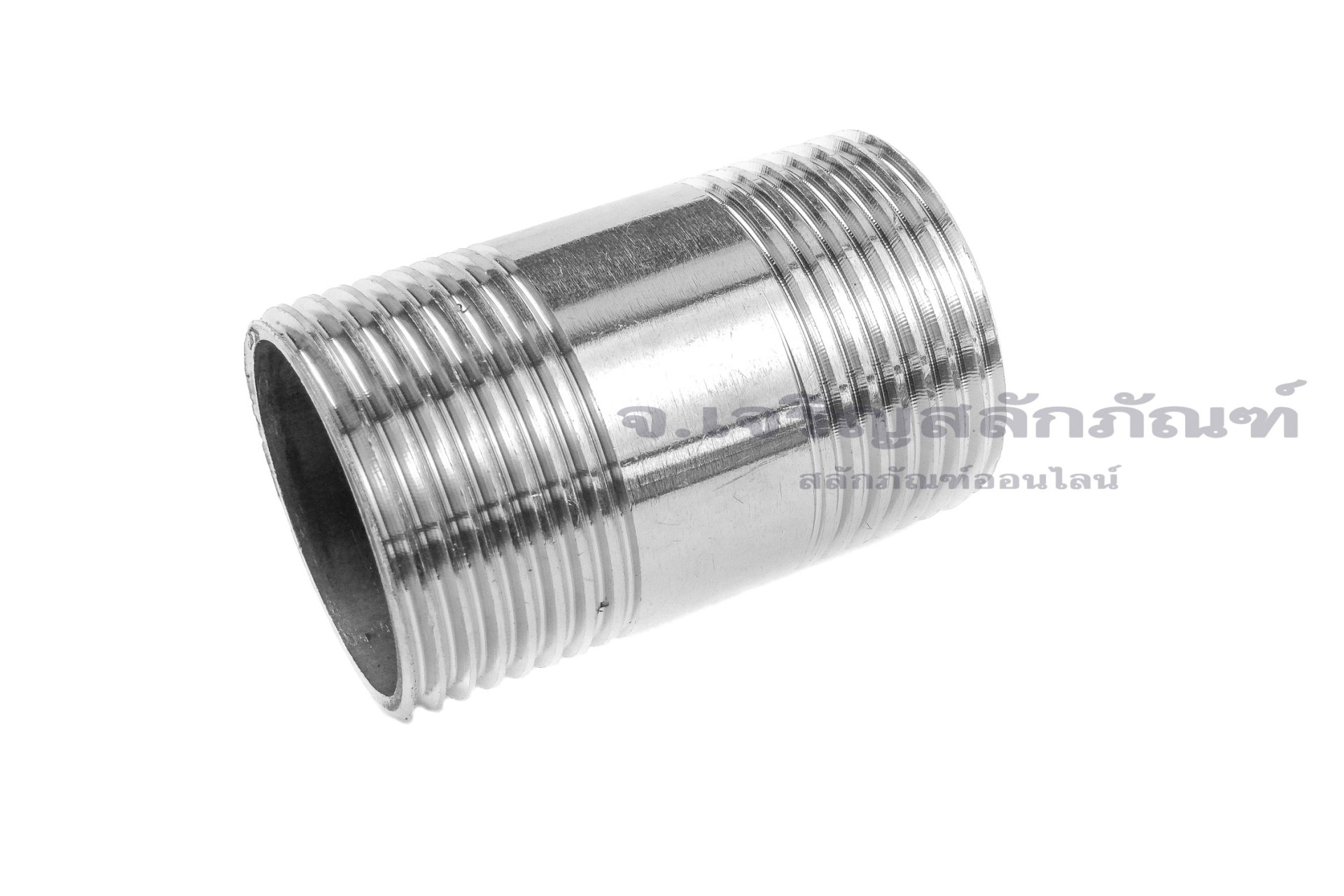 ข้อต่อตรงเกลียวนอกสแตนเลส แบบยาวพิเศษ (เกลียวนอก x เกลียวนอก) ขนาด 1"x1" ยาว 2 นิ้ว (50 mm)