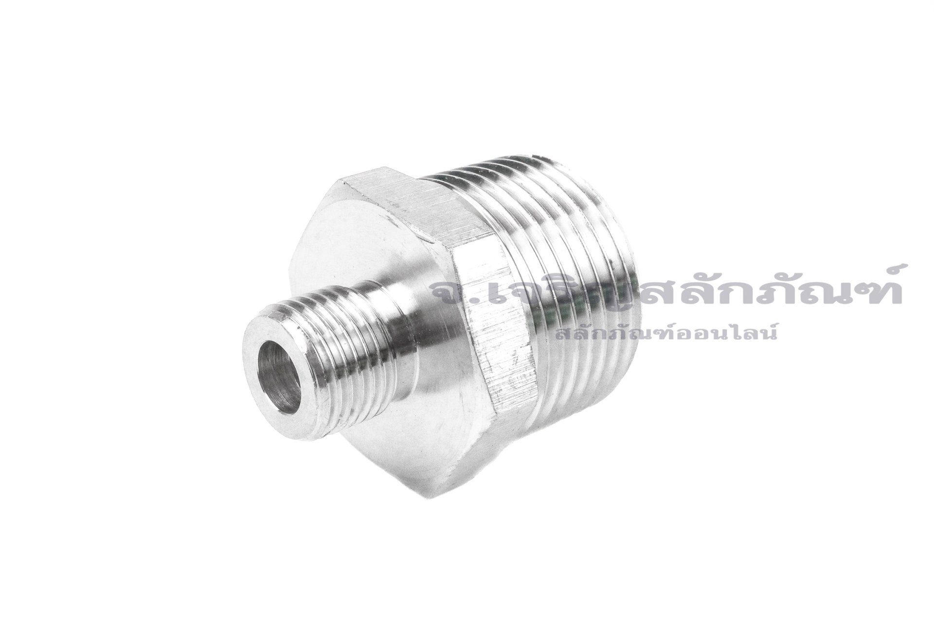 ข้อต่อตรงลด ข้อต่อเพิ่ม สแตนเลส (เกลียวนอก x เกลียวนอก) ขนาด 1" x M16x1.5