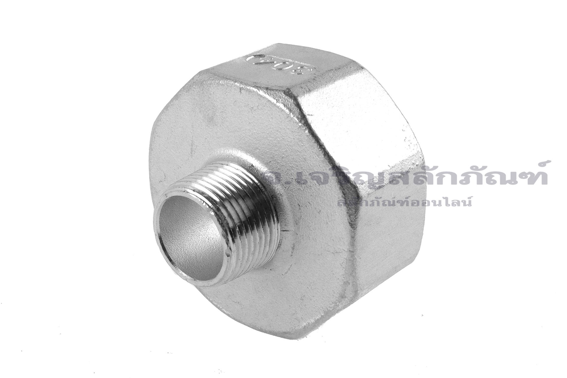 ข้อต่อตรงสแตนเลส 304 (เกลียวนอก x เกลียวใน) 3/4" x 2" ข้อต่อลด-ข้อต่อเพิ่ม