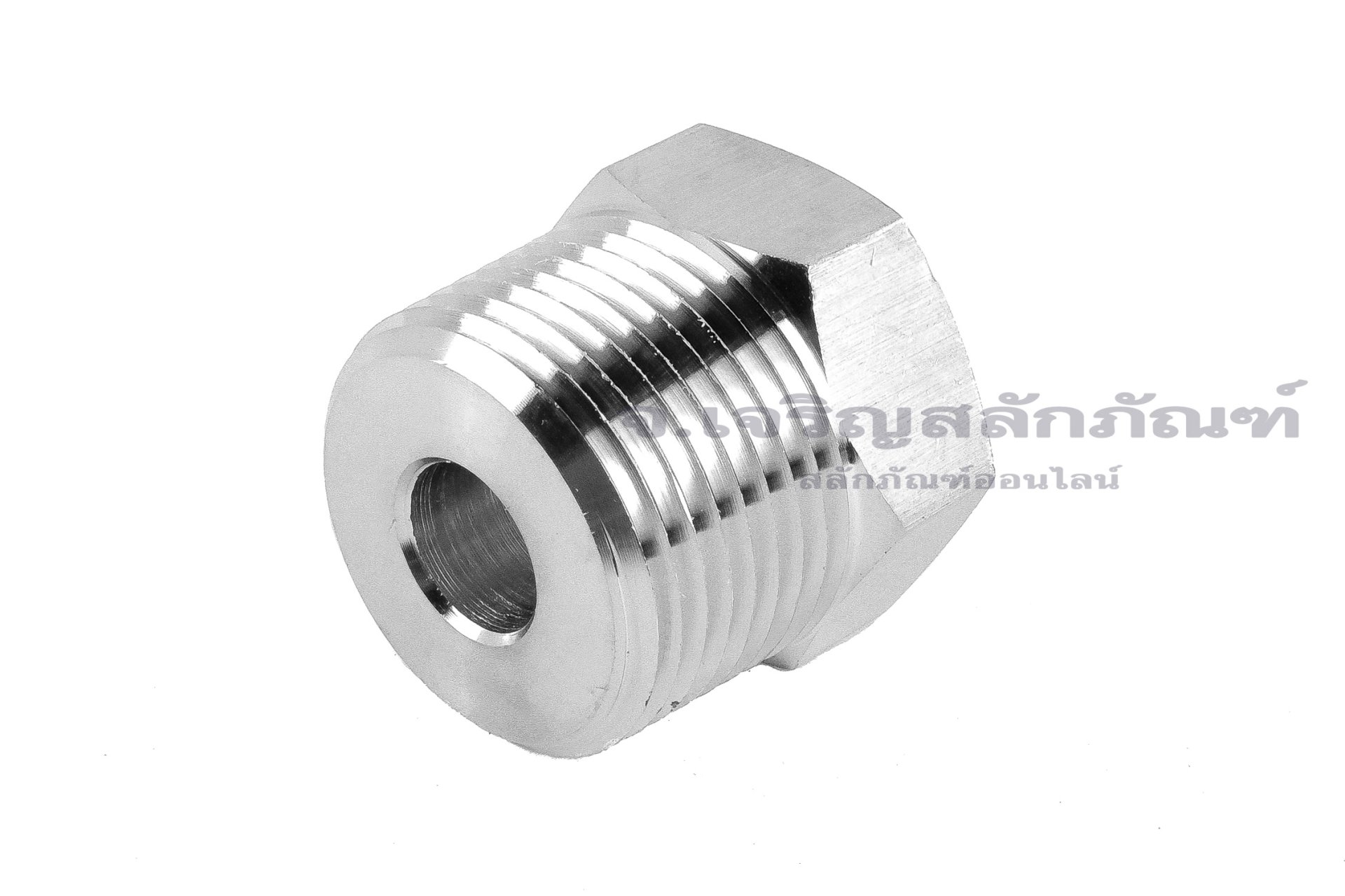 ข้อต่อตรงสแตนเลส (เกลียวนอก x เกลียวใน) 3/4"-14 NPT x 3/8"-19 BSPF ข้อต่อลด-ข้อต่อเพิ่ม