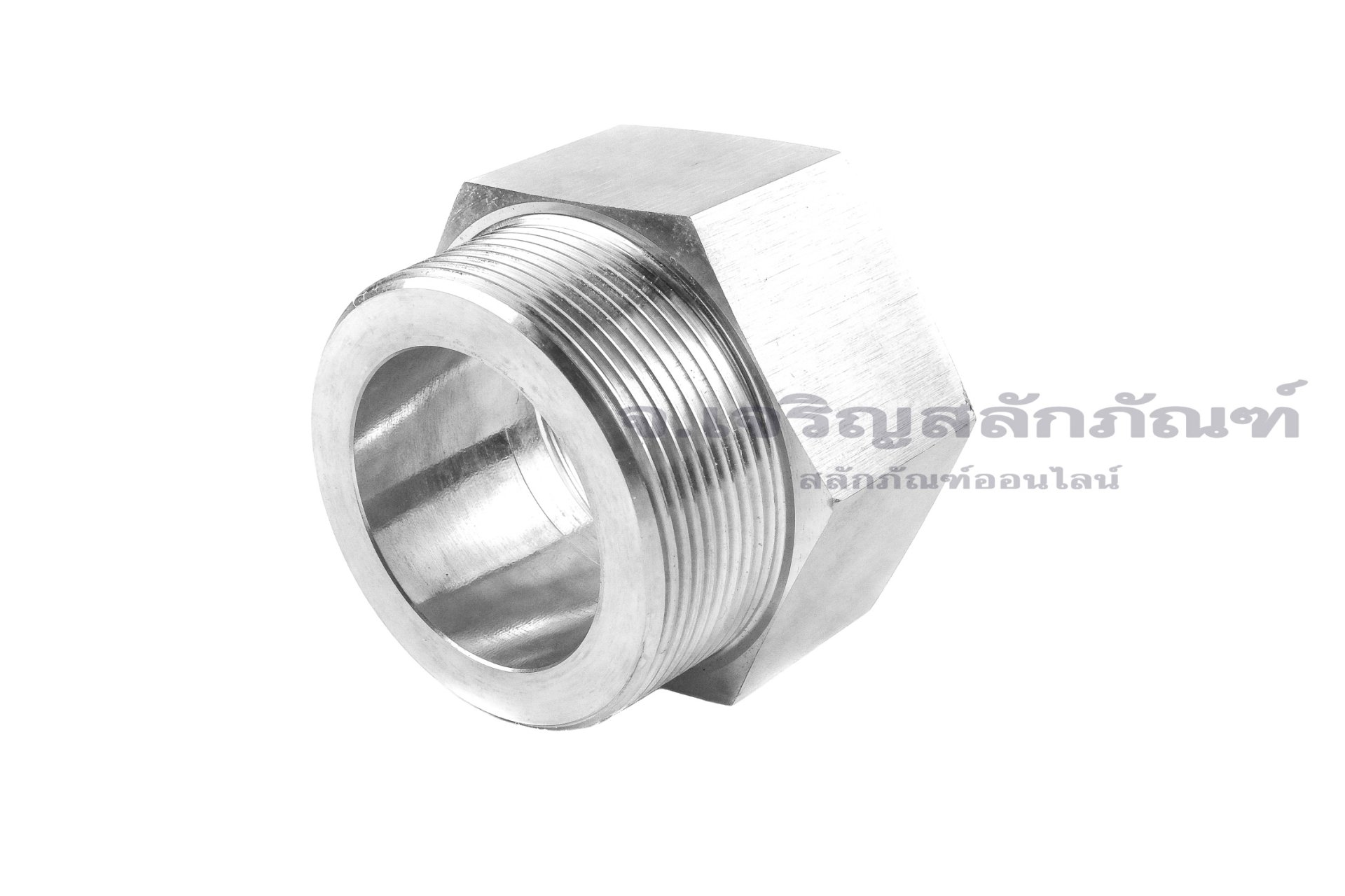 ข้อต่อตรงสแตนเลส (เกลียวนอก x เกลียวใน) 2"-11.5 NPT x 2"-11 BSPF ข้อต่อแปลง