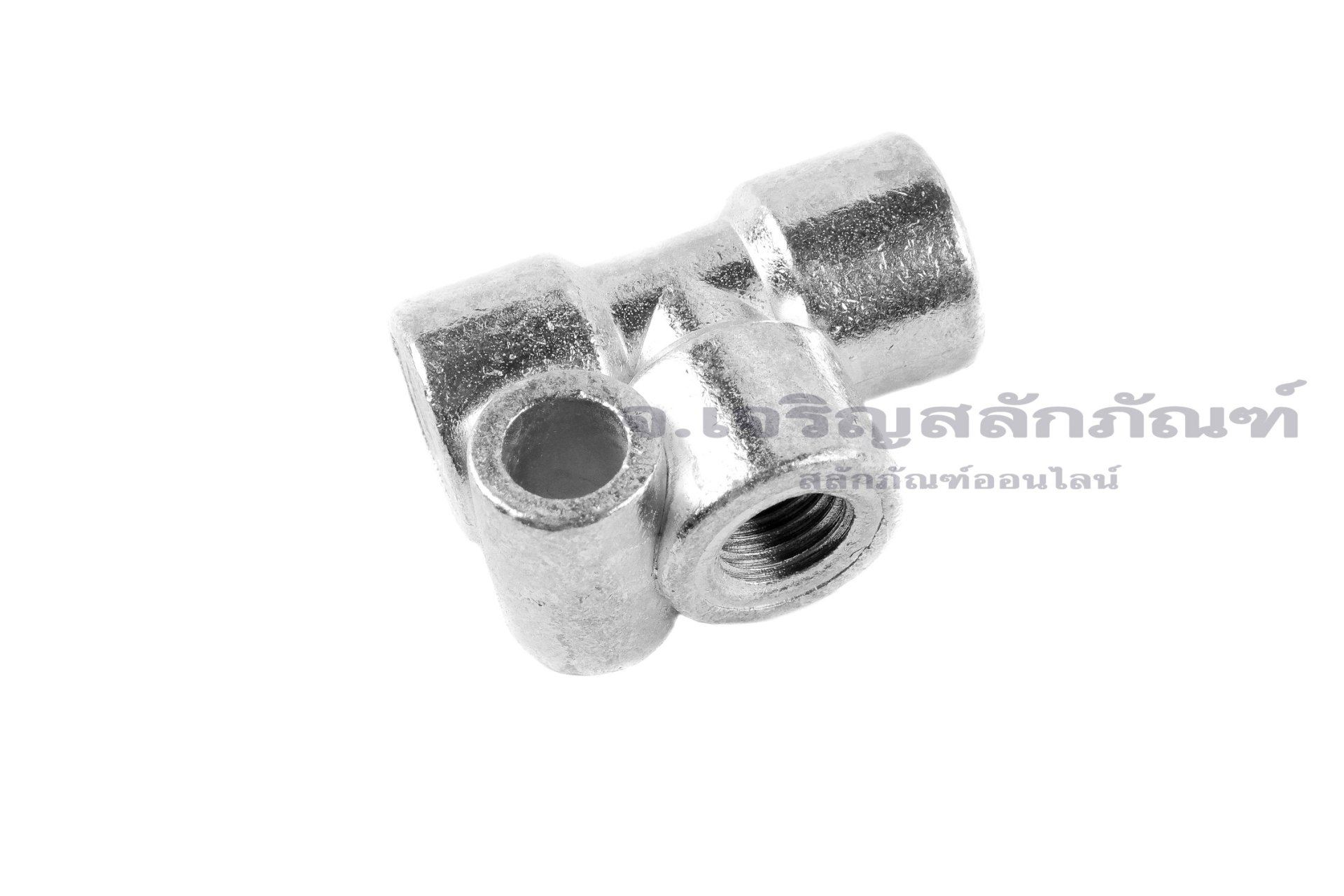 ข้อต่อรวม - หัวจ่ายจารบีน้ำมันหล่อลื่นแบบเกลียวใน 3 ทาง ขนาด M8x1.0 (4 mm)