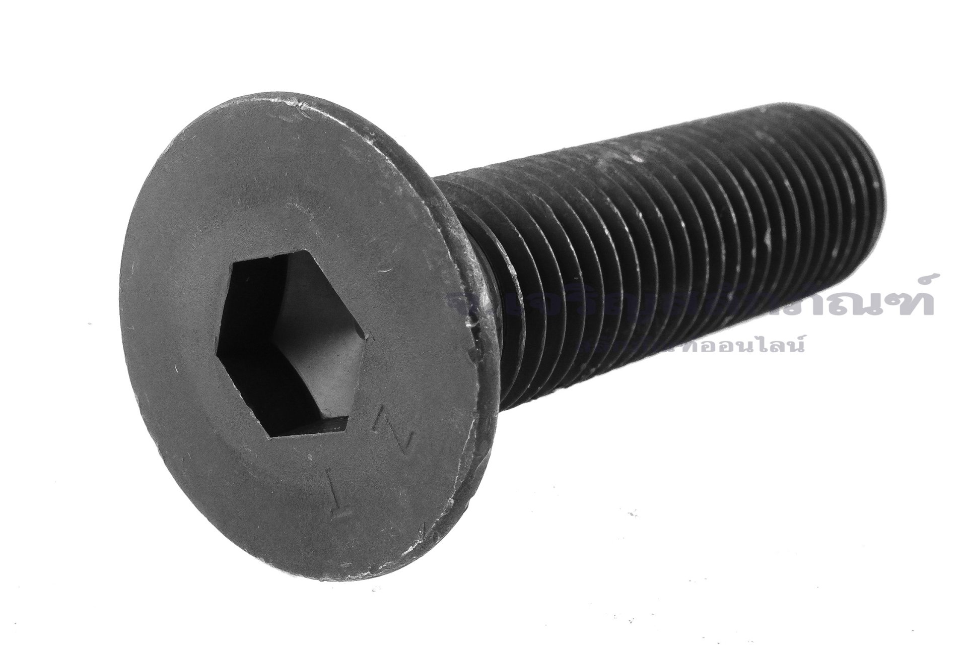 น็อตหัวจมเตเปอร์ดำ 3/4" เกลียว (BSW/NC)10 ยาว 3" เกรด 10.9 เกลียวตลอด