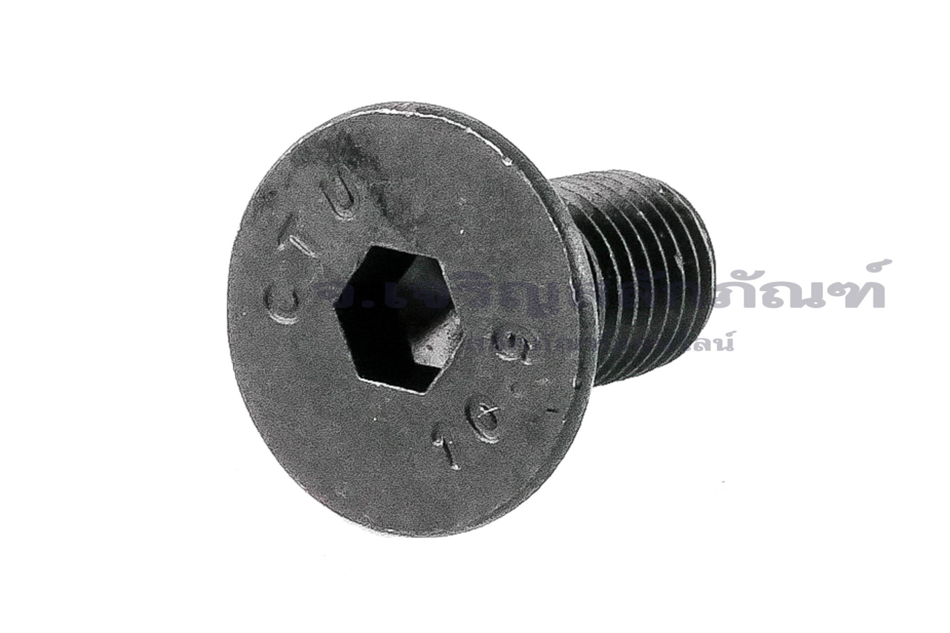 น็อตหัวจมเตเปอร์ดำ 5/16"  เกลียว UNF-24 ยาว 5/8"  เกรด 10.9 เกลียวตลอด