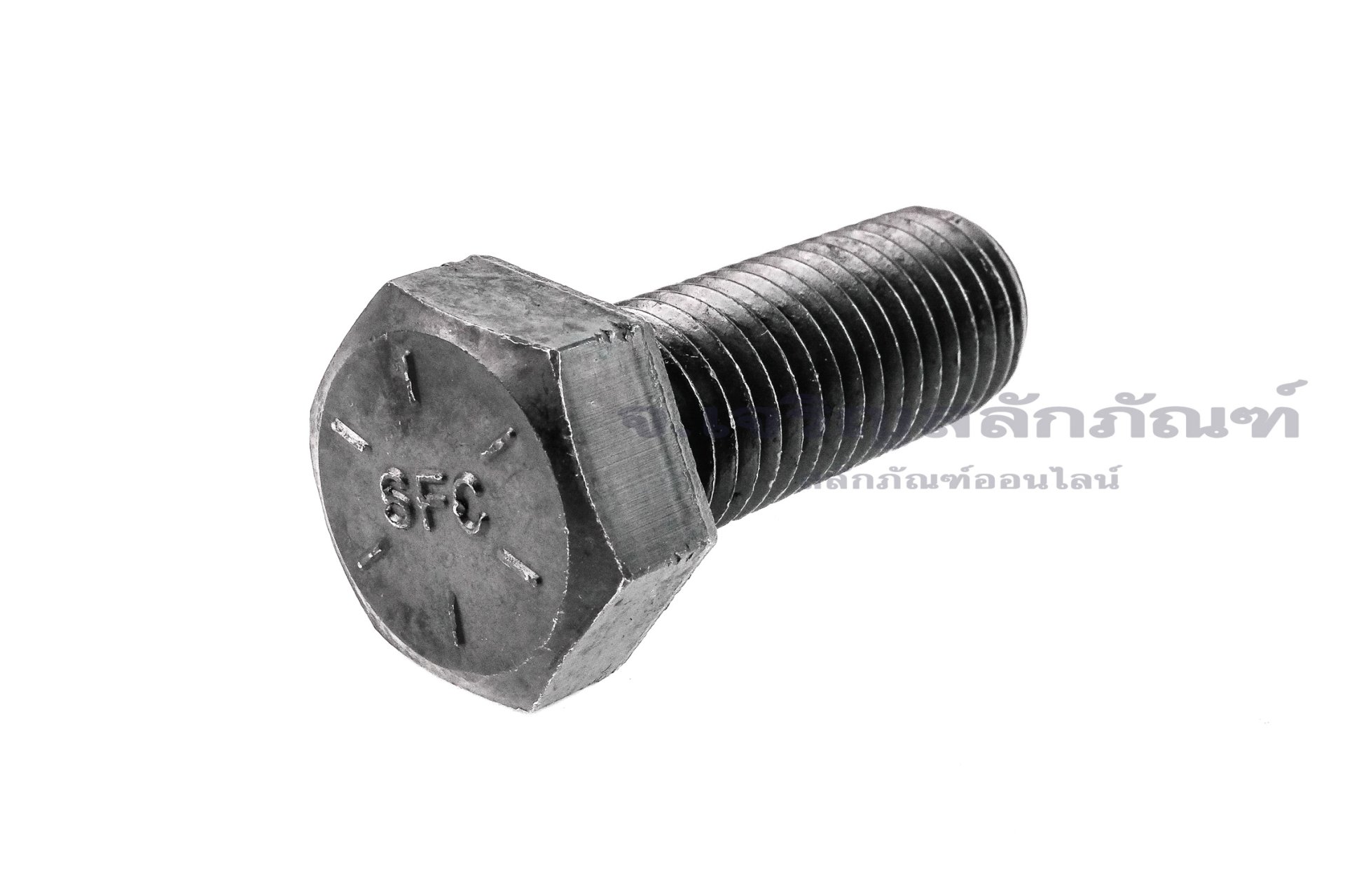 น็อตเหลี่ยมดำแข็ง ขนาด 3/4"x2" เกลียว 10 (BSW/NC) เกรด 10.9 เกลียวตลอด