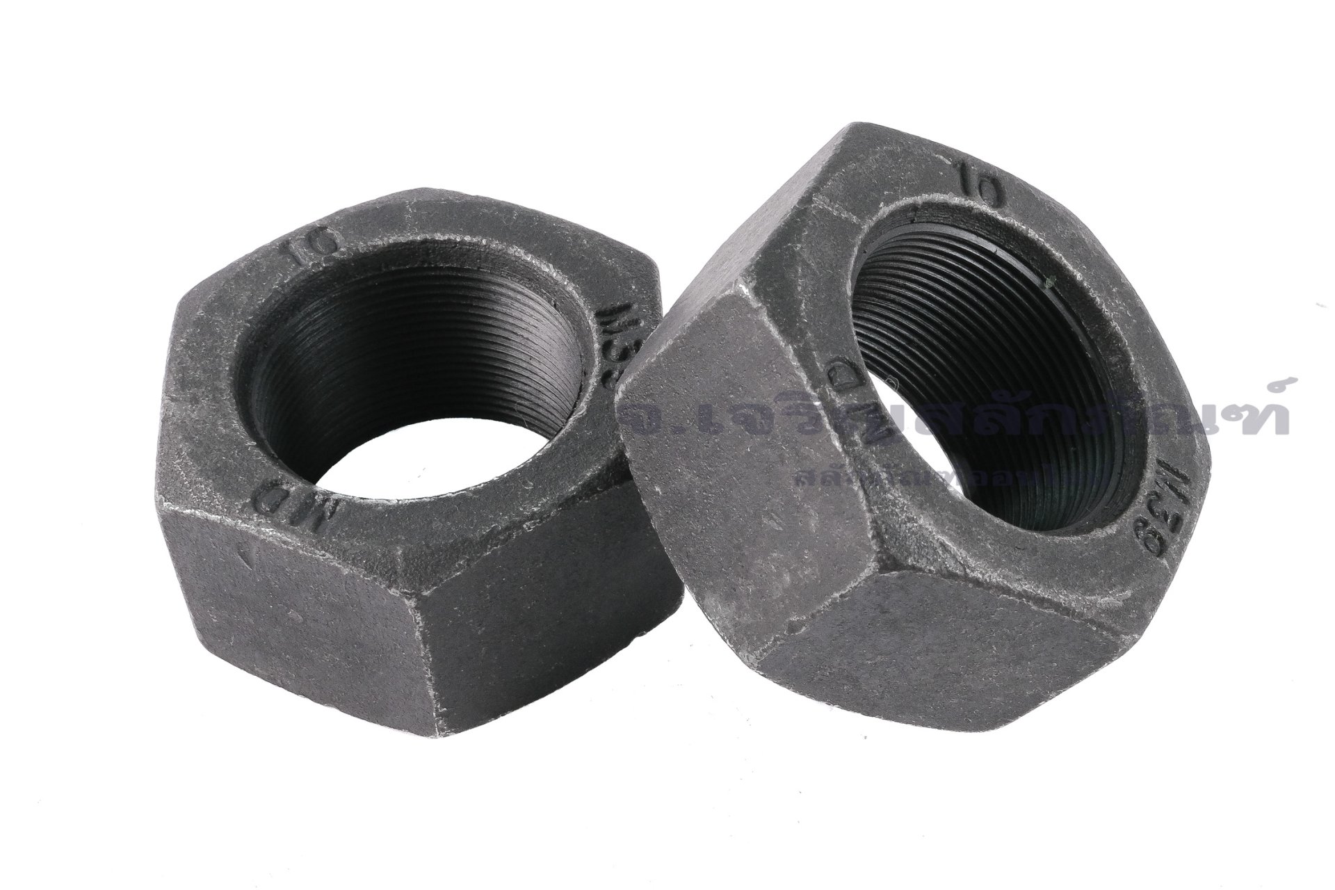 หัวน็อตดำ Hex Nut M39x1.5 (หัวน็อตเบอร์ 60) เกรด 10.9