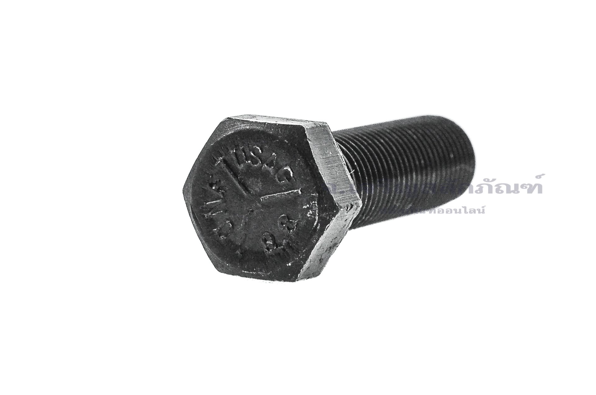 น็อตเหลี่ยมดำแข็ง ขนาด 3/8"x1.1/4" เกลียว 24 (UNF)