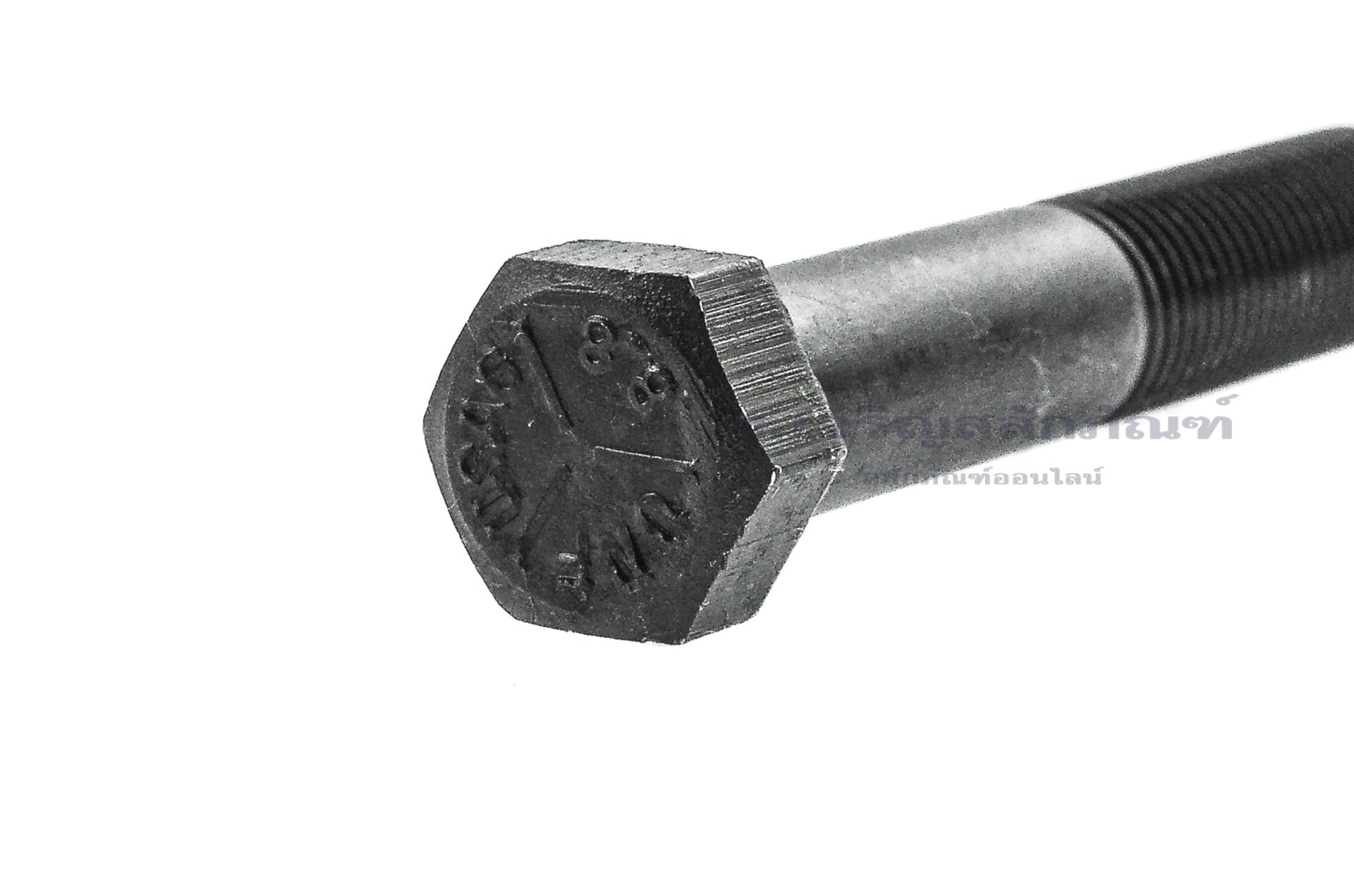 น็อตเหลี่ยมดำแข็ง ขนาด 7/16"x2.1/2" เกลียว 20 (UNF)