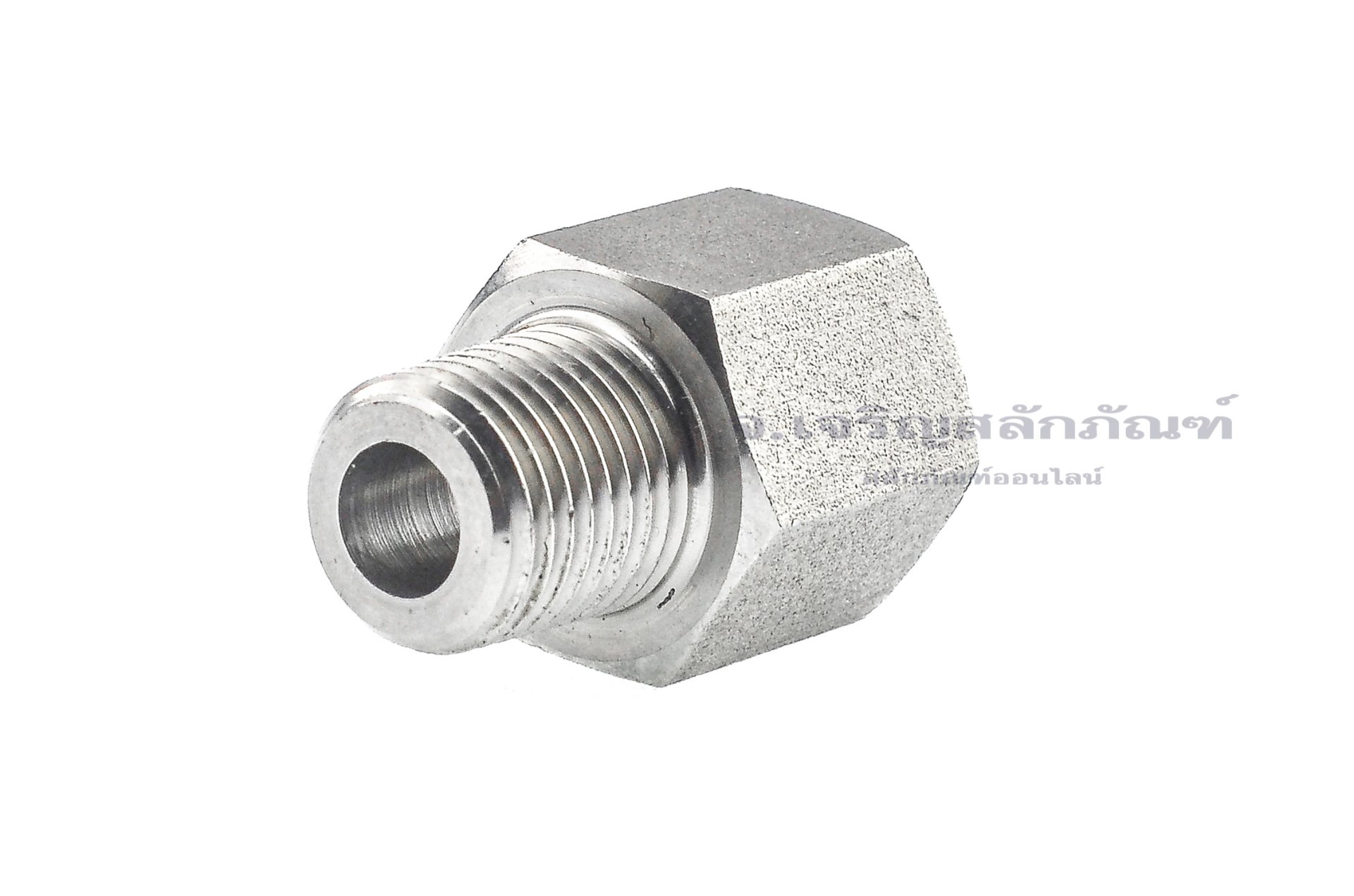 ข้อต่อตรงสแตนเลส (เกลียวนอก x เกลียวใน) 1/4" x 3/8" ข้อต่อลด-ข้อต่อเพิ่ม
