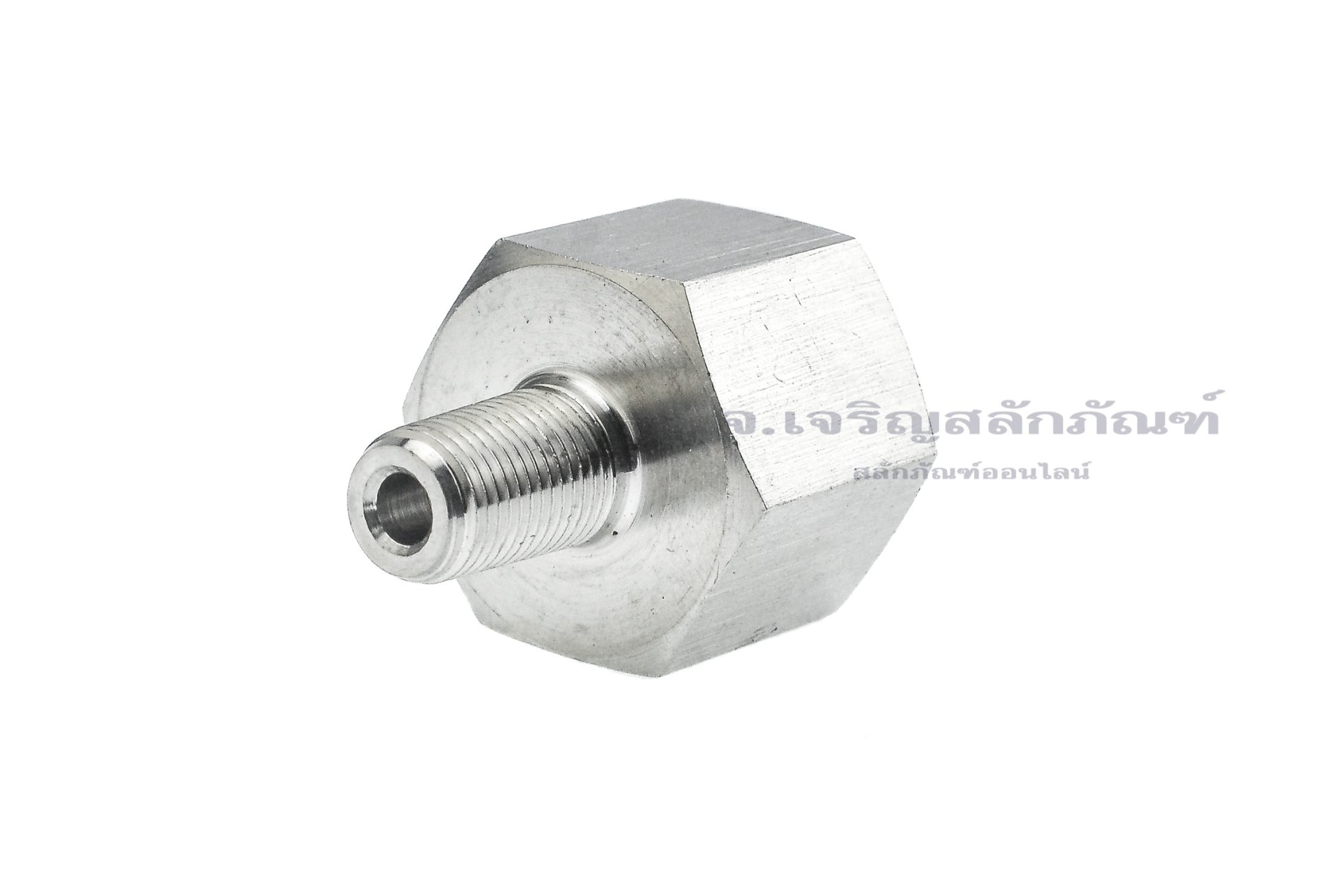ข้อต่อตรงสแตนเลส (เกลียวนอก x เกลียวใน) 1/8" x  1/2" ข้อต่อลด-ข้อต่อเพิ่ม