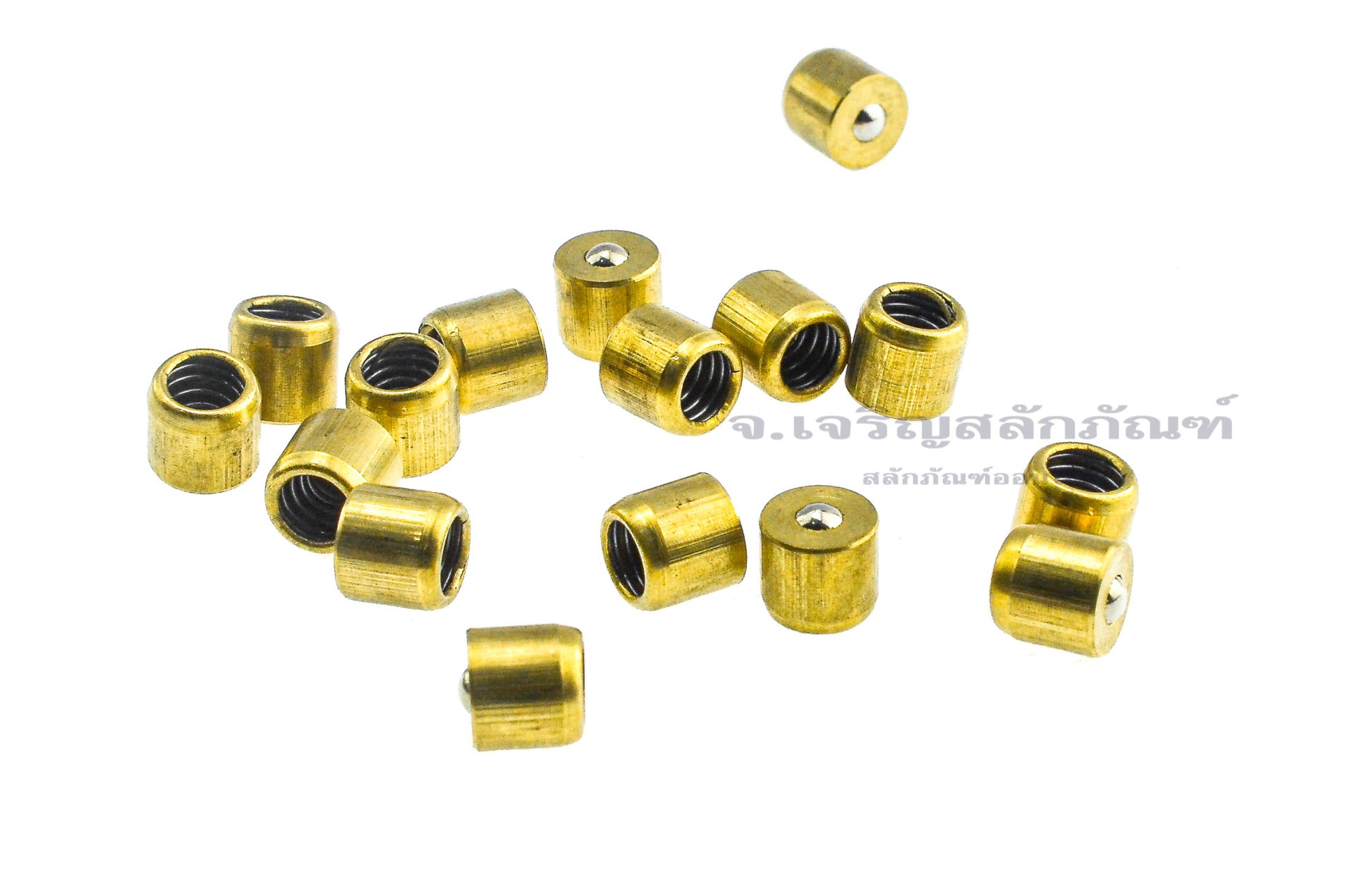 หัวอัดจารบีแบบปิดรู - ตอกปิดรู ทองเหลือง ขนาด 8x8 mm (กว้าง x ยาว)