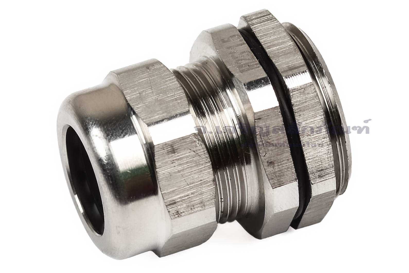 [E] เคเบิ้ลแกลนด์ Cable Gland สแตนเลส 304 กันน้ำ M25x1.50(10-14) รูล็อกสายไฟ 15 mm
