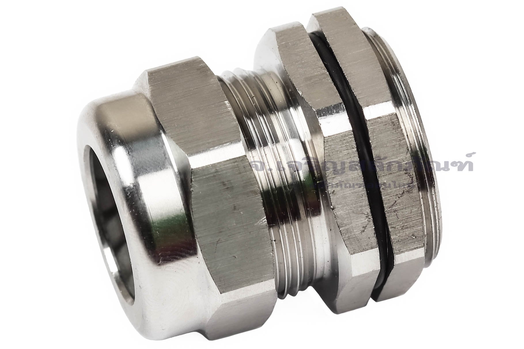 [E] เคเบิ้ลแกลนด์ Cable Gland สแตนเลส 304 กันน้ำ M30x1.50(13-18) รูล็อกสายไฟ 18.5 mm