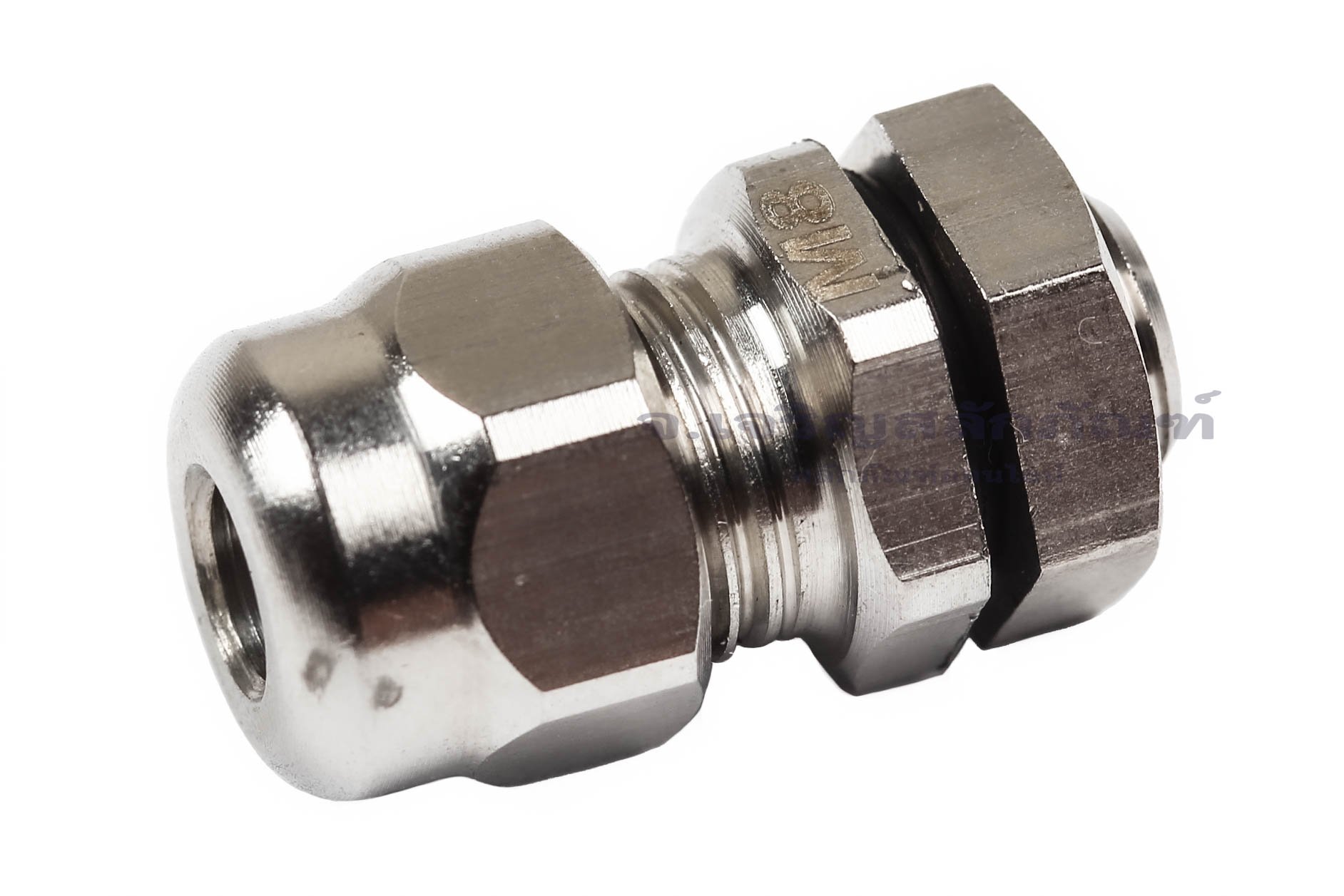 [E] เคเบิ้ลแกลนด์ Cable Gland สแตนเลส 304 กันน้ำ M8x1.00(3-4.5) รูล็อกสายไฟ 4.2 mm