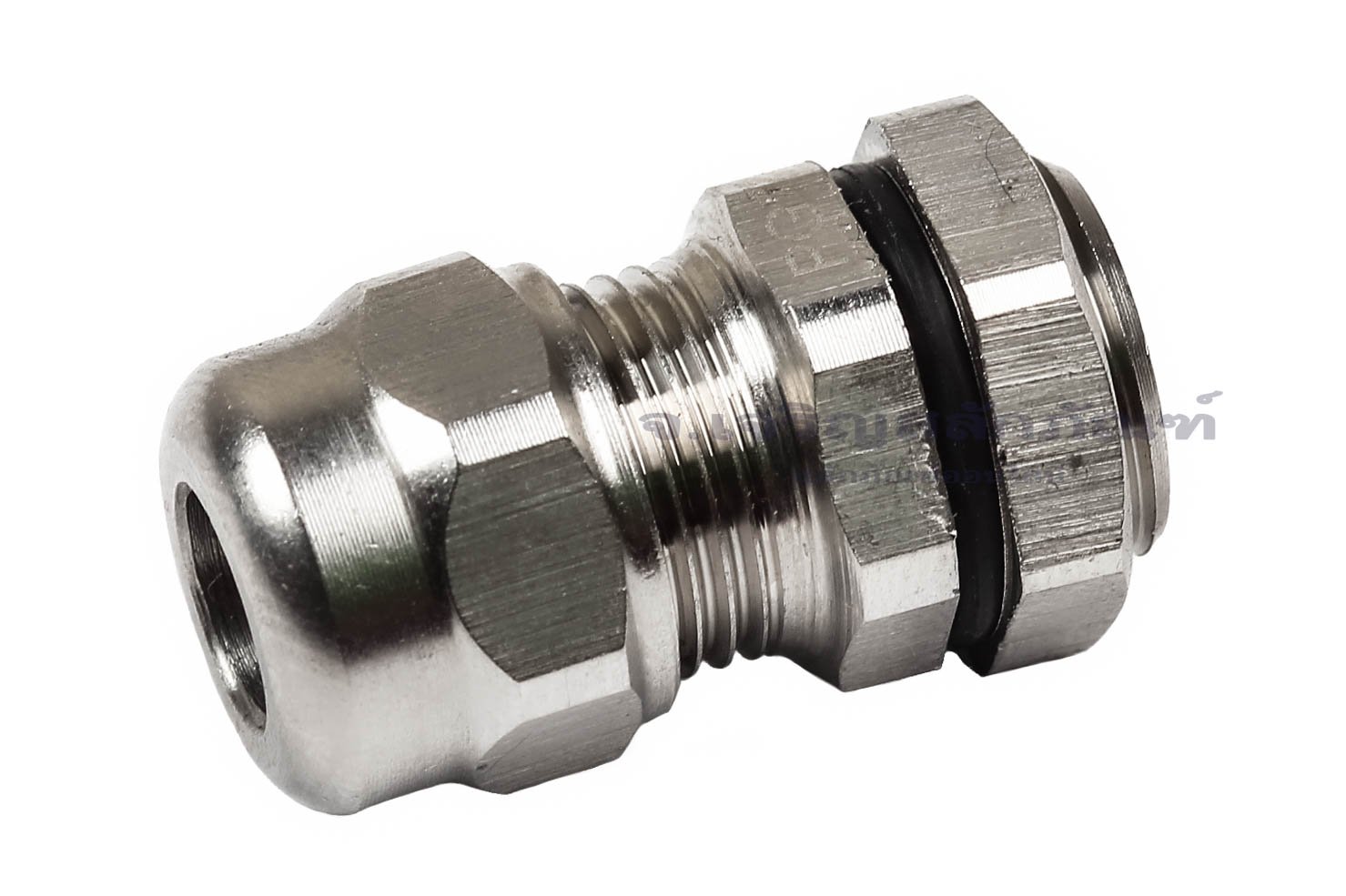 [E] เคเบิ้ลแกลนด์ Cable Gland สแตนเลส 304 กันน้ำ PG7(3-6.5) รูล็อกสายไฟ 6.9 mm
