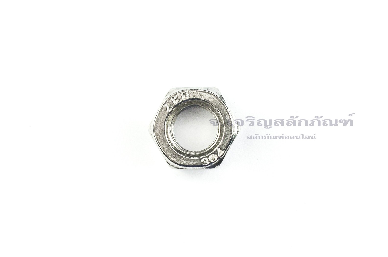 หัวน็อตสแตนเลส M10x1.5 เกลียวซ้าย