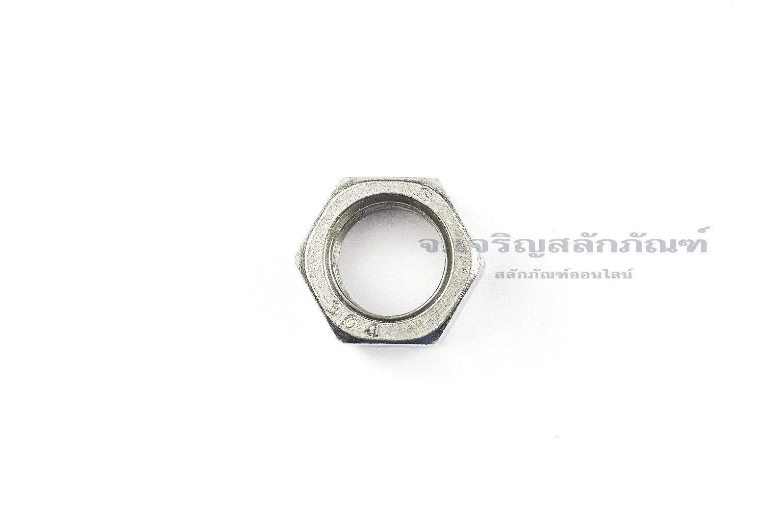 หัวน็อตสแตนเลส M24x1.5 เกลียวซ้าย