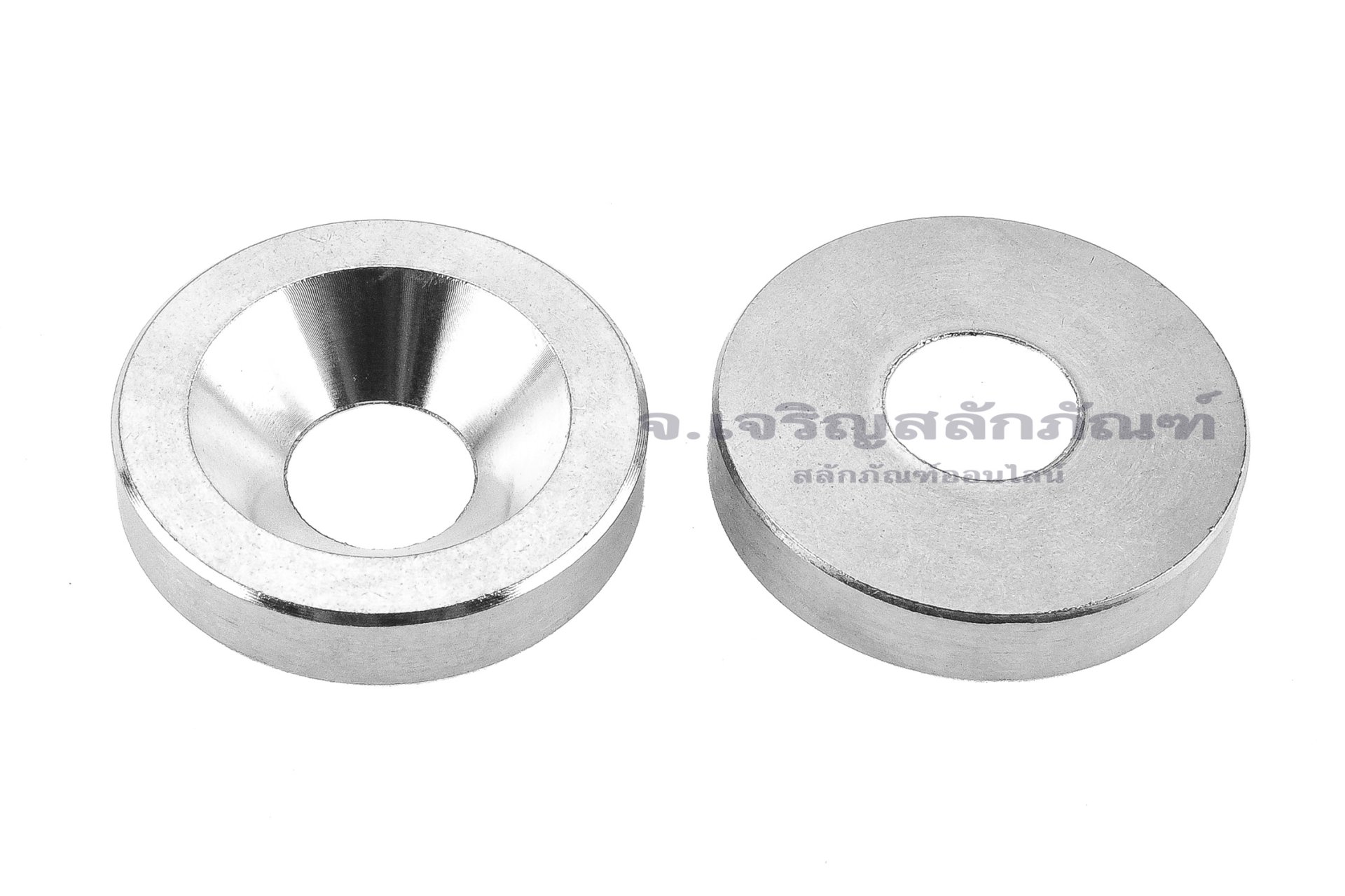 แหวนรองน็อตหัวเตเปอร์ สแตนเลส ทรงเรียบด้านในตัน (304 Stainless Steel Countersunk Washer) ขนาด M10 วงนอก 30 สูง 6 mm