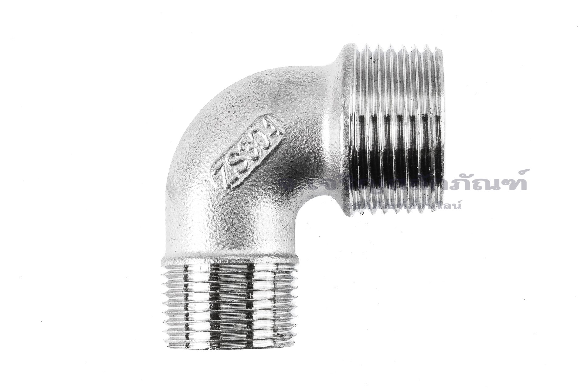 ข้อต่องอ 90° สแตนเลส 304 (เกลียวนอก x เกลียวนอก) 1" x 3/4" ข้อต่อลด-ข้อต่อเพิ่ม