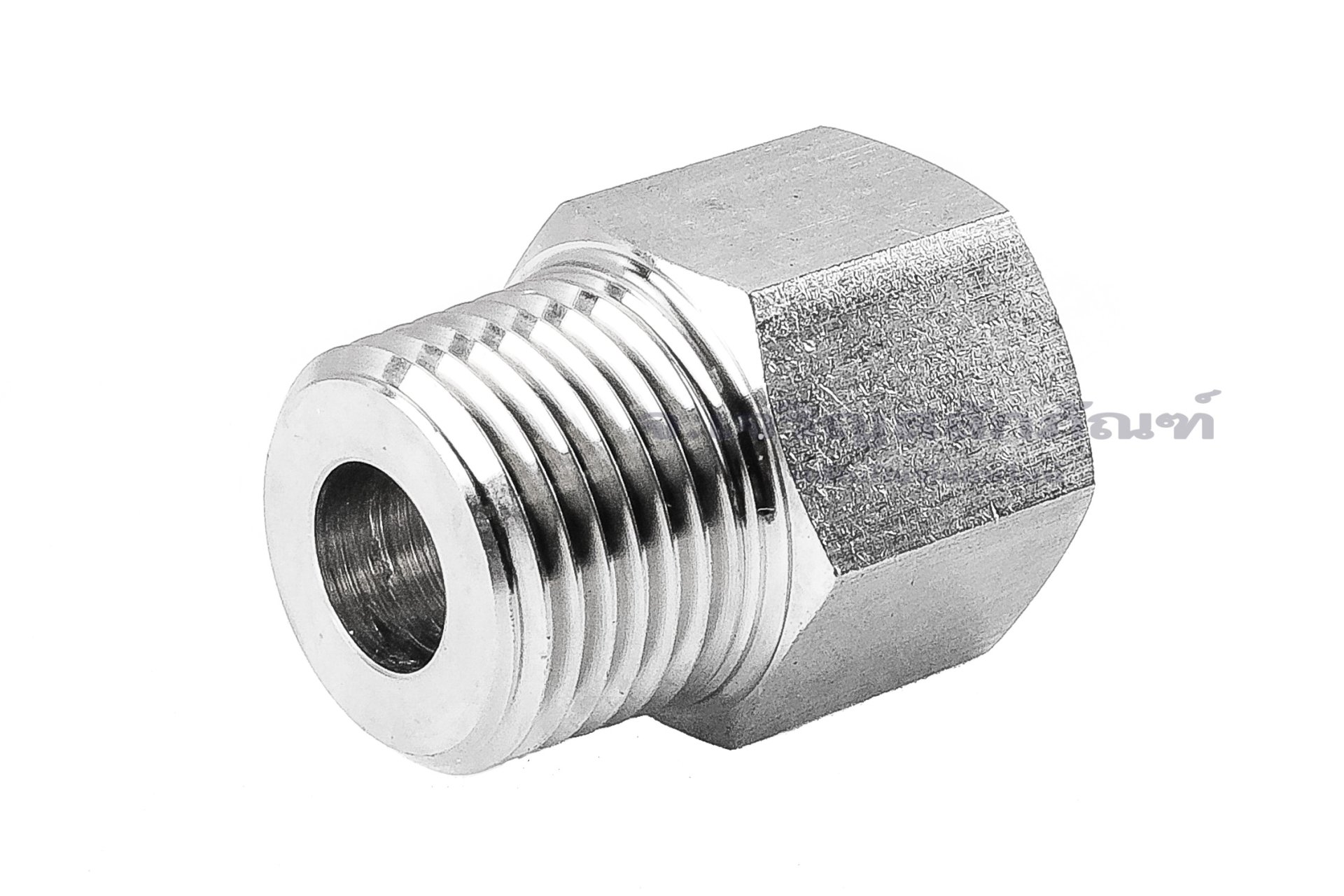 ข้อต่อตรงสแตนเลส (เกลียวนอก x เกลียวใน) 1/2"-14 NPT x M20x1.5 ข้อต่อลด-ข้อต่อเพิ่ม