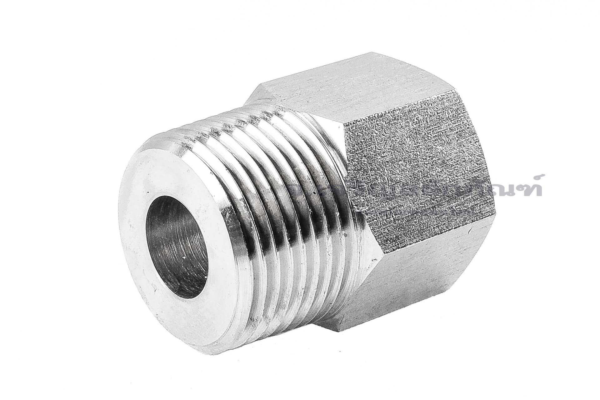 ข้อต่อตรงสแตนเลส (เกลียวนอก x เกลียวใน) 3/4"-14 NPT x M20x1.5 ข้อต่อลด-ข้อต่อเพิ่ม