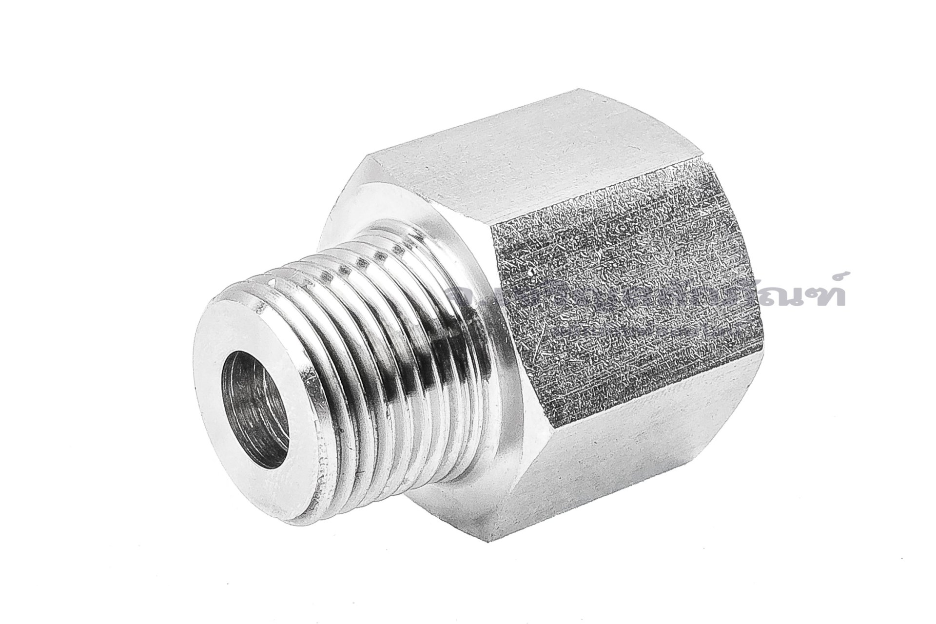 ข้อต่อตรงสแตนเลส (เกลียวนอก x เกลียวใน) 3/8"-18 NPT x M20x1.5 ข้อต่อลด-ข้อต่อเพิ่ม