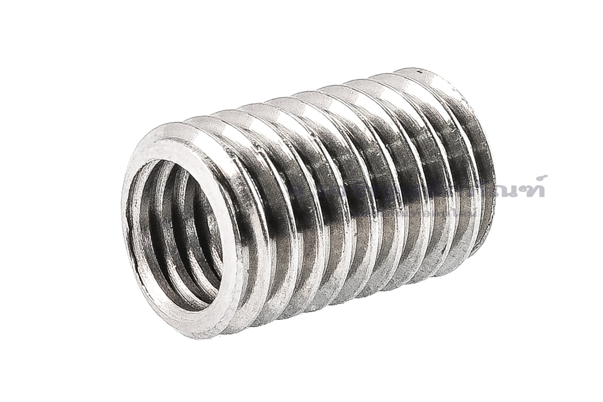 ตัวหนอนซ่อมเกลียวสแตนเลส เกลียวในขนาด M8x1.25 เกลียวนอกขนาด M10x1.5 ความยาว 15 mm