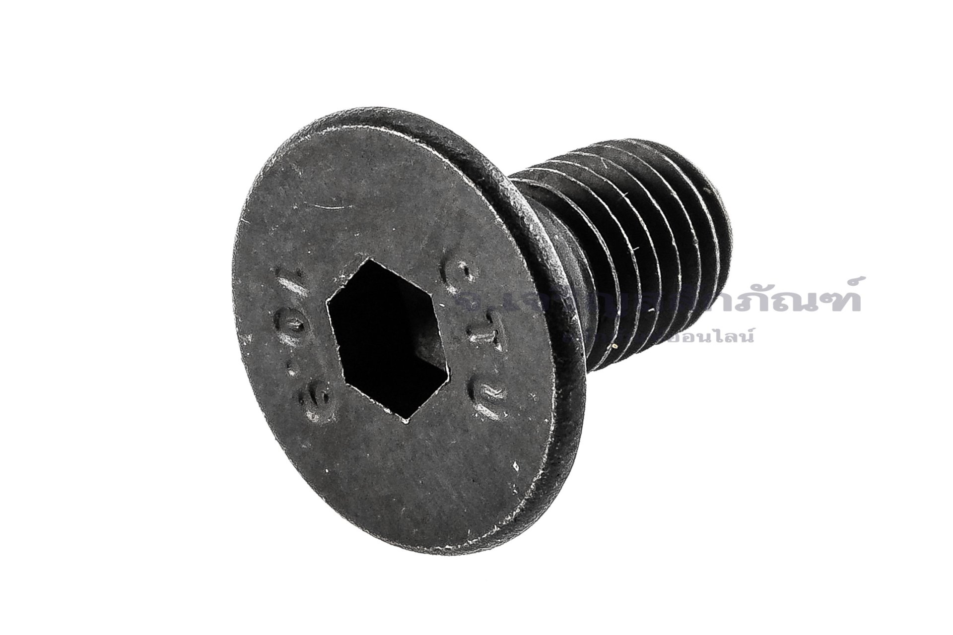 น็อตหัวจมเตเปอร์ดำ 1/4" เกลียว UNF-28 ยาว 1/2" เกรด 10.9 เกลียวตลอด