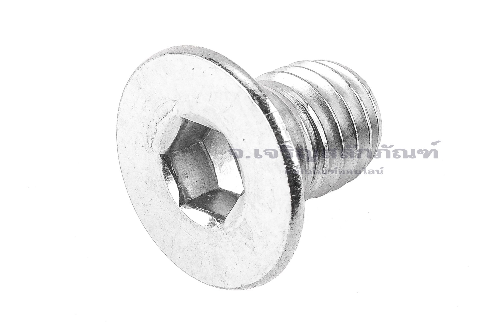 น็อตหัวจมเตเปอร์สแตนเลส 1/2"x3/4" เกลียว 13 (UNC/BSW) เกลียวตลอดFS
