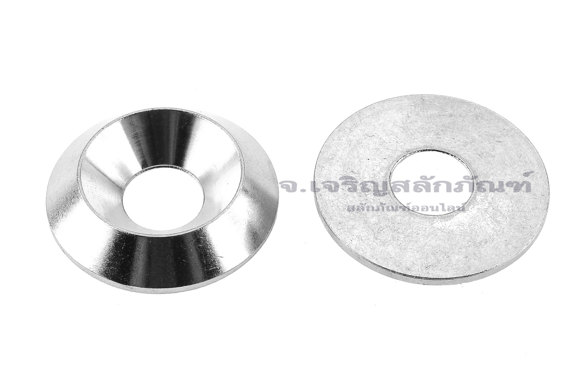แหวนรองน็อตหัวเตเปอร์ สแตนเลส ทรงกรวยตัดด้านในตัน (304 Stainless Steel Countersunk Washer) ขนาด M10 วงนอก 30 สูง 6 mm